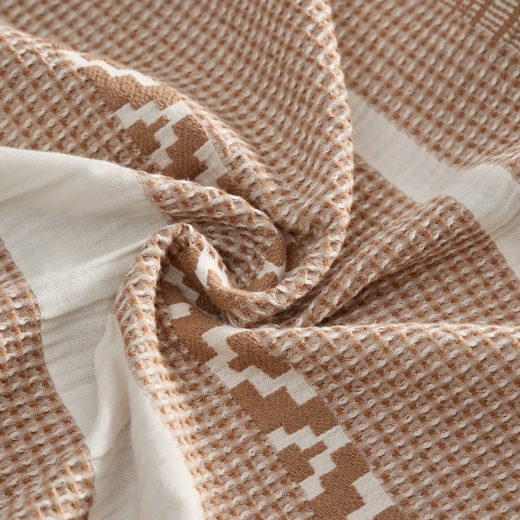 PureWoven™ Cotton Boho Waffle Weave Duvet Cover Set