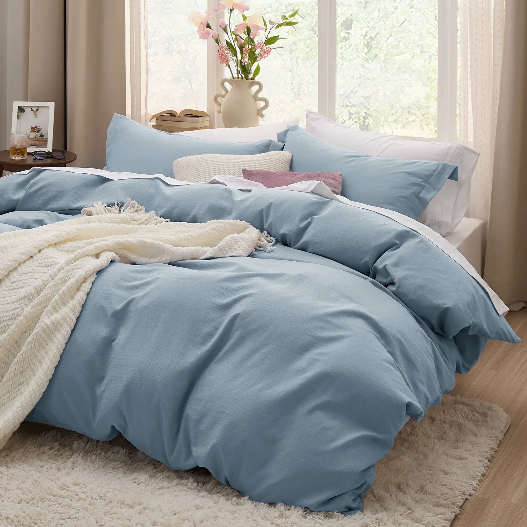 Ultra-Soft Hypoallergenic Microfiber Duvet Cover Set