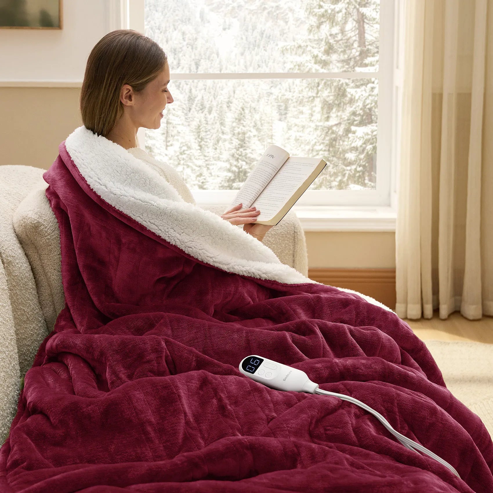 Heated Flannel Blanket