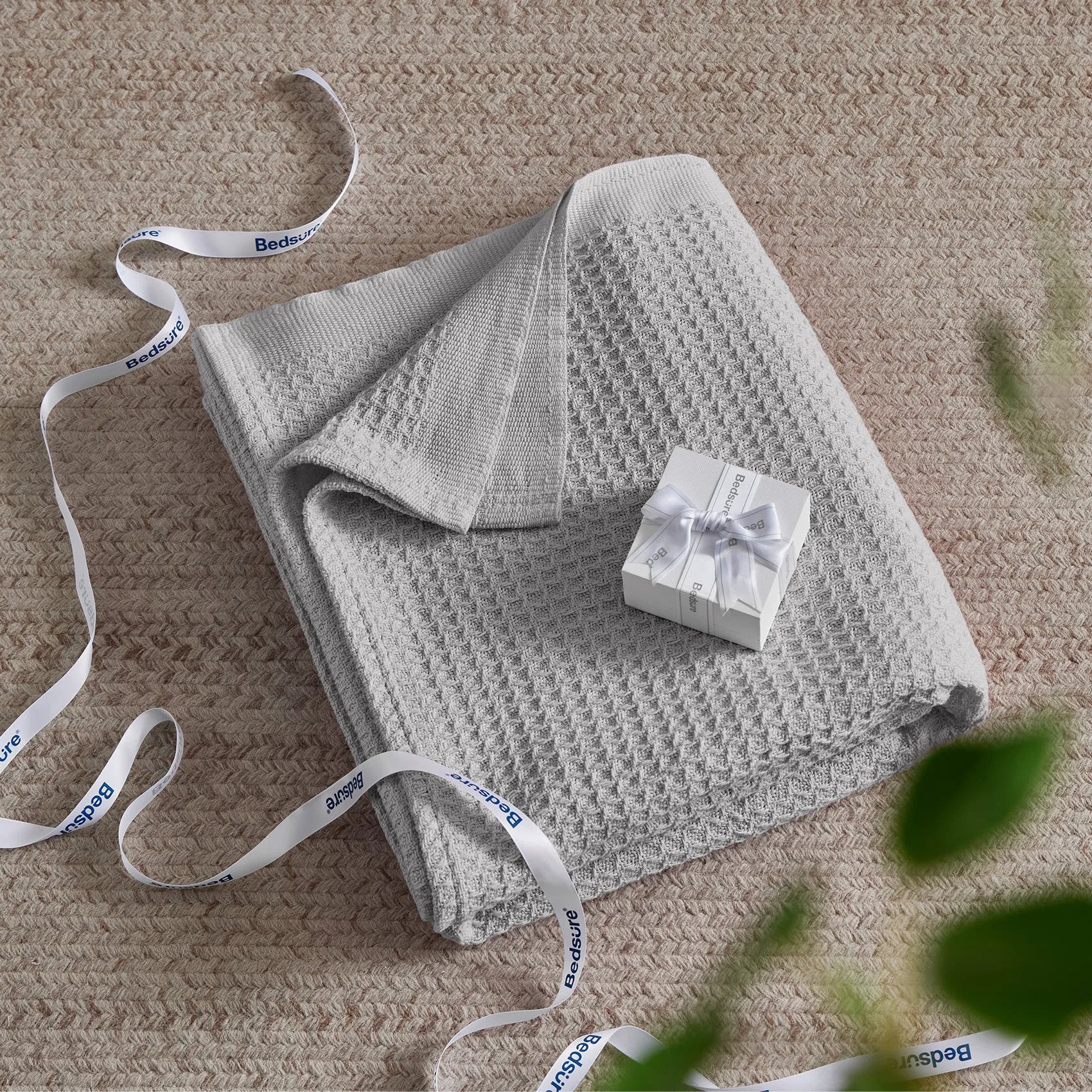 Cotton Waffle Weave Blanket