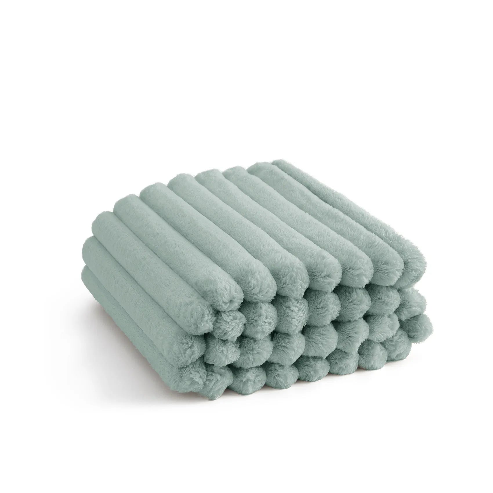 Luxplush Striped Throw Blanket