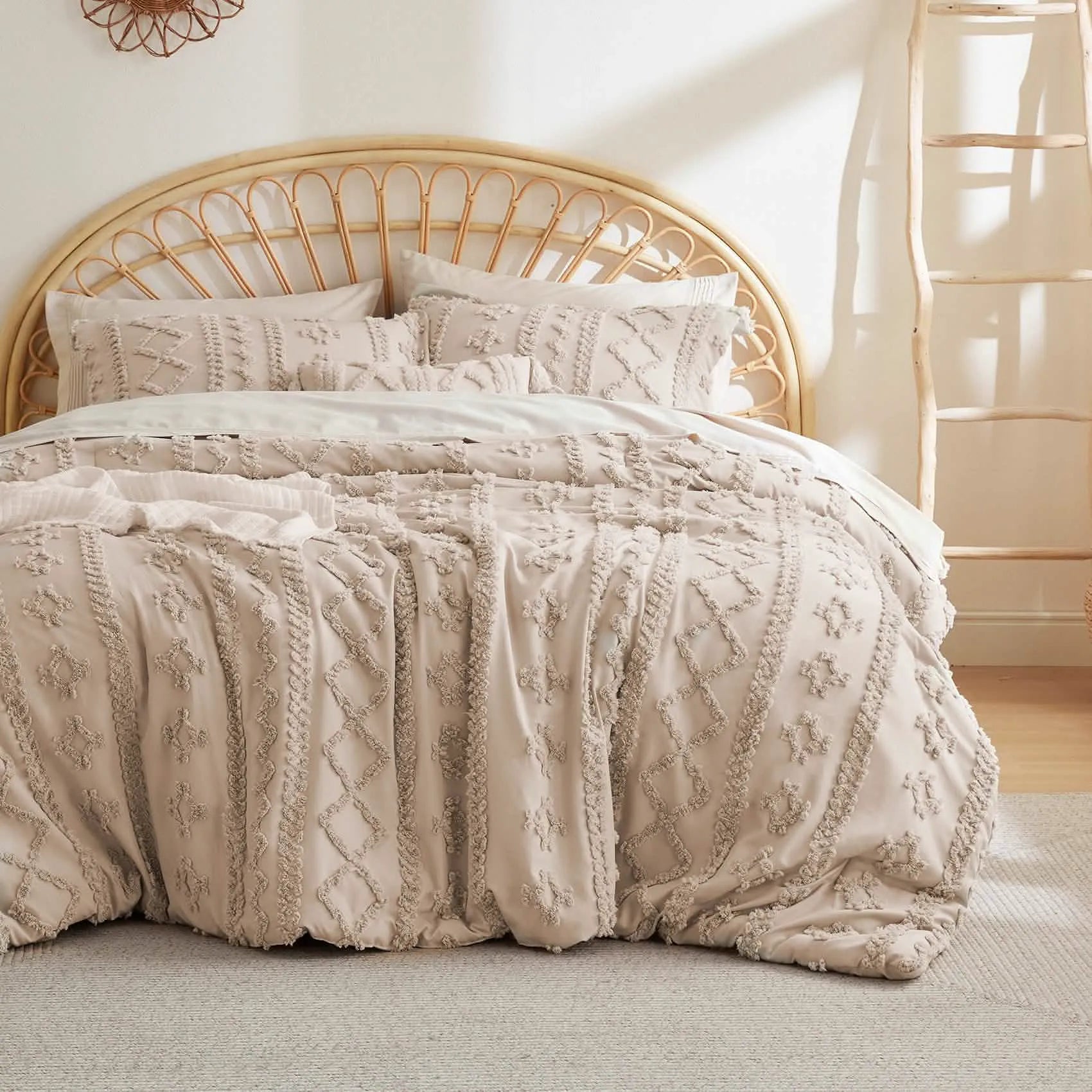 Boho Deluxe Embroidered Comforter Set