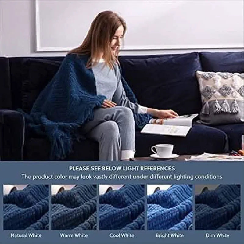 Multi-Purpose Knit Chenille Blanket