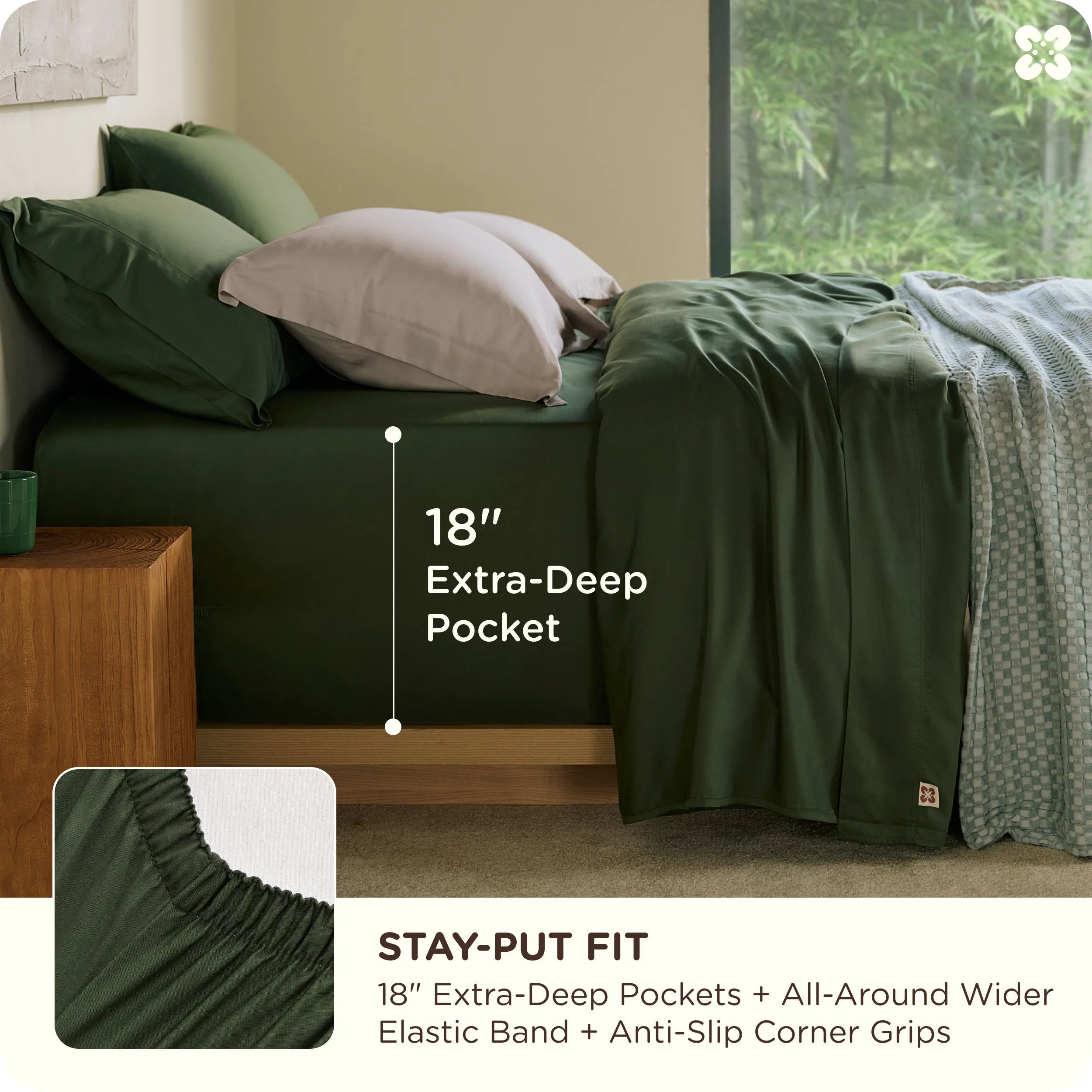 PureWoven™ Organic Bamboo Viscose Sheet Set