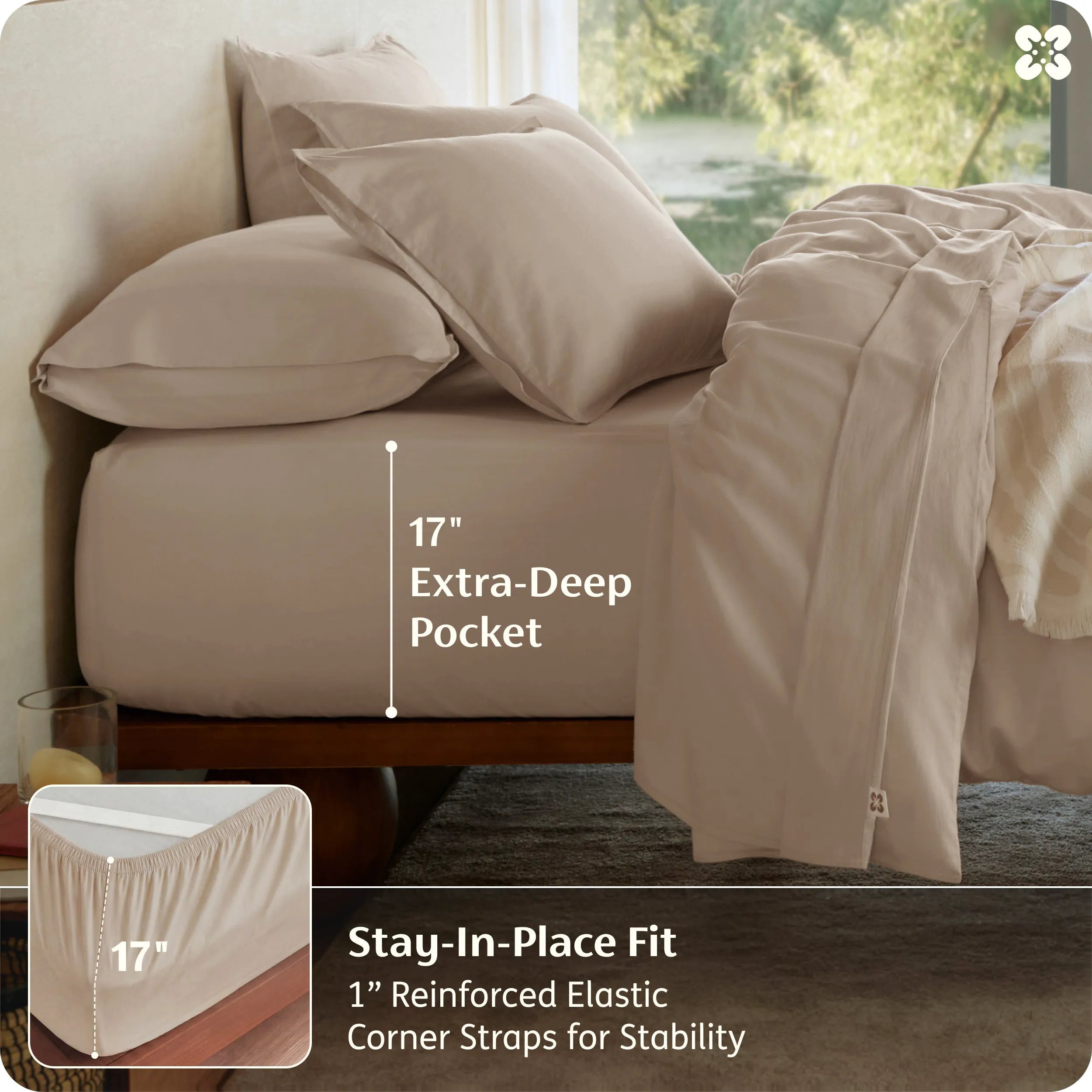 PureWoven™ Organic Cotton Sheet Set