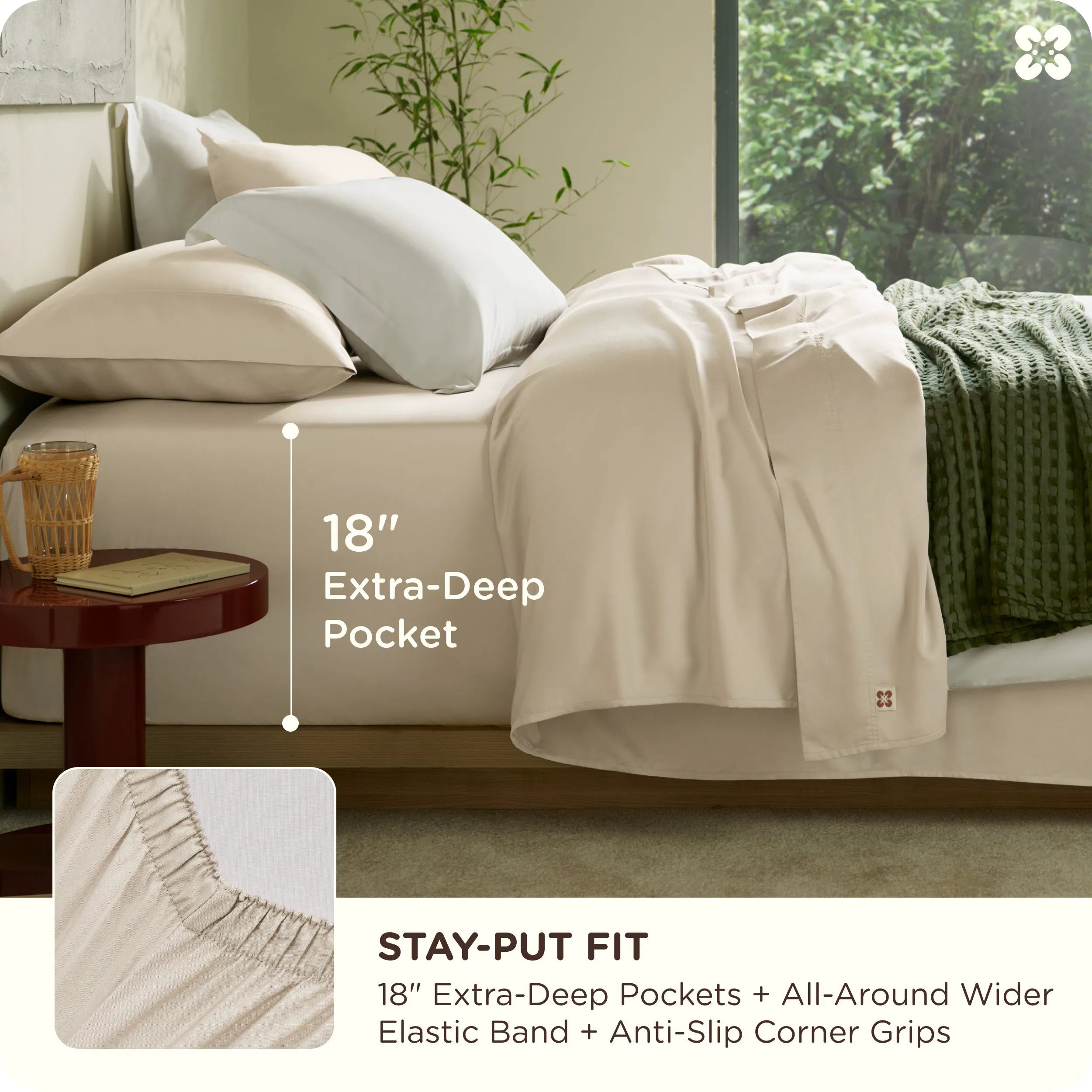 PureWoven™ Organic Bamboo Viscose Sheet Set