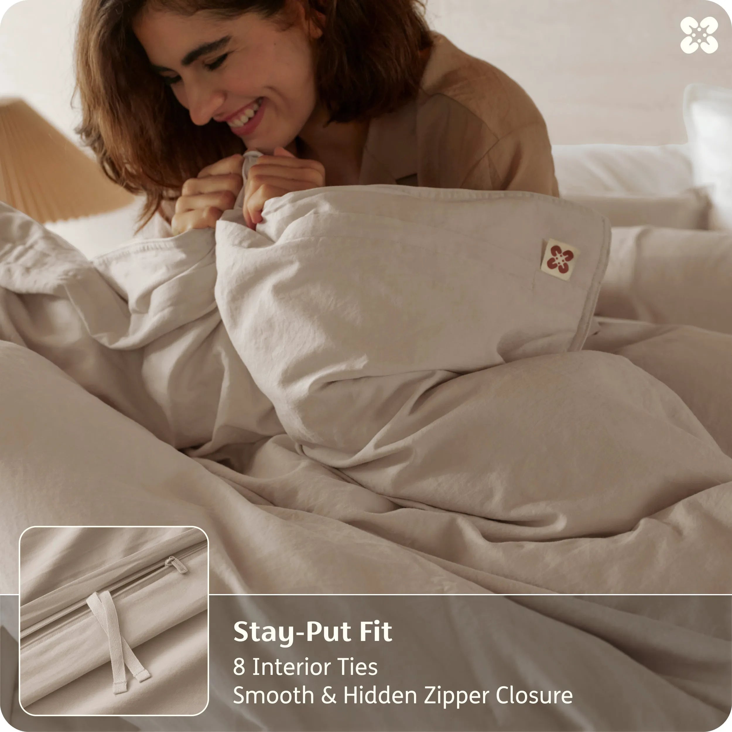 PureWoven™ Organic Cotton Duvet Cover Set