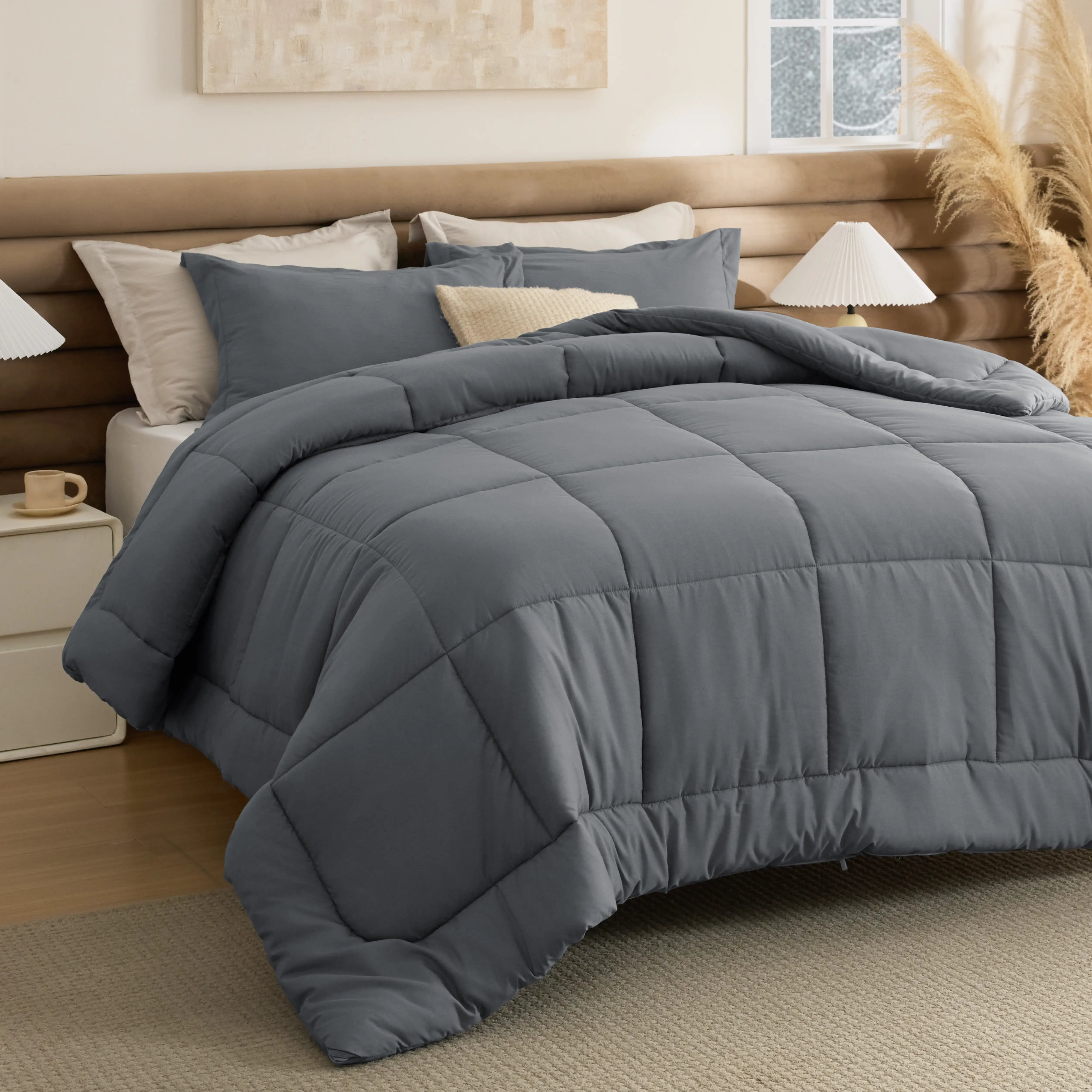Prewashed Cotton-Like Down Alternative Bed-in-a-Bag