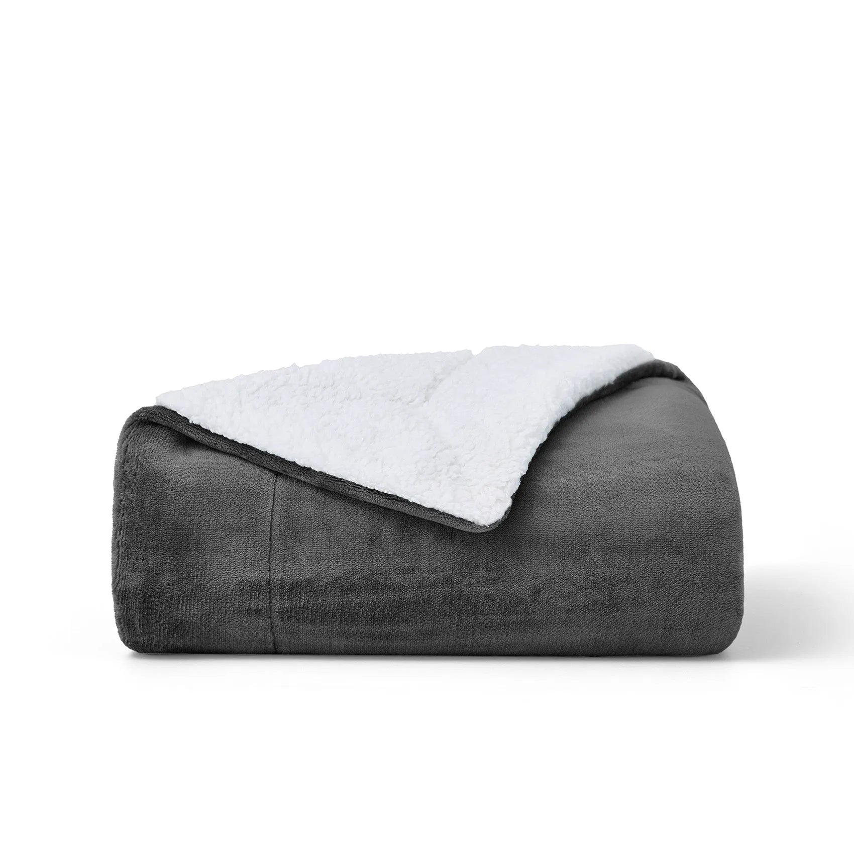 Cozy Sherpa Fleece Throw Blanket