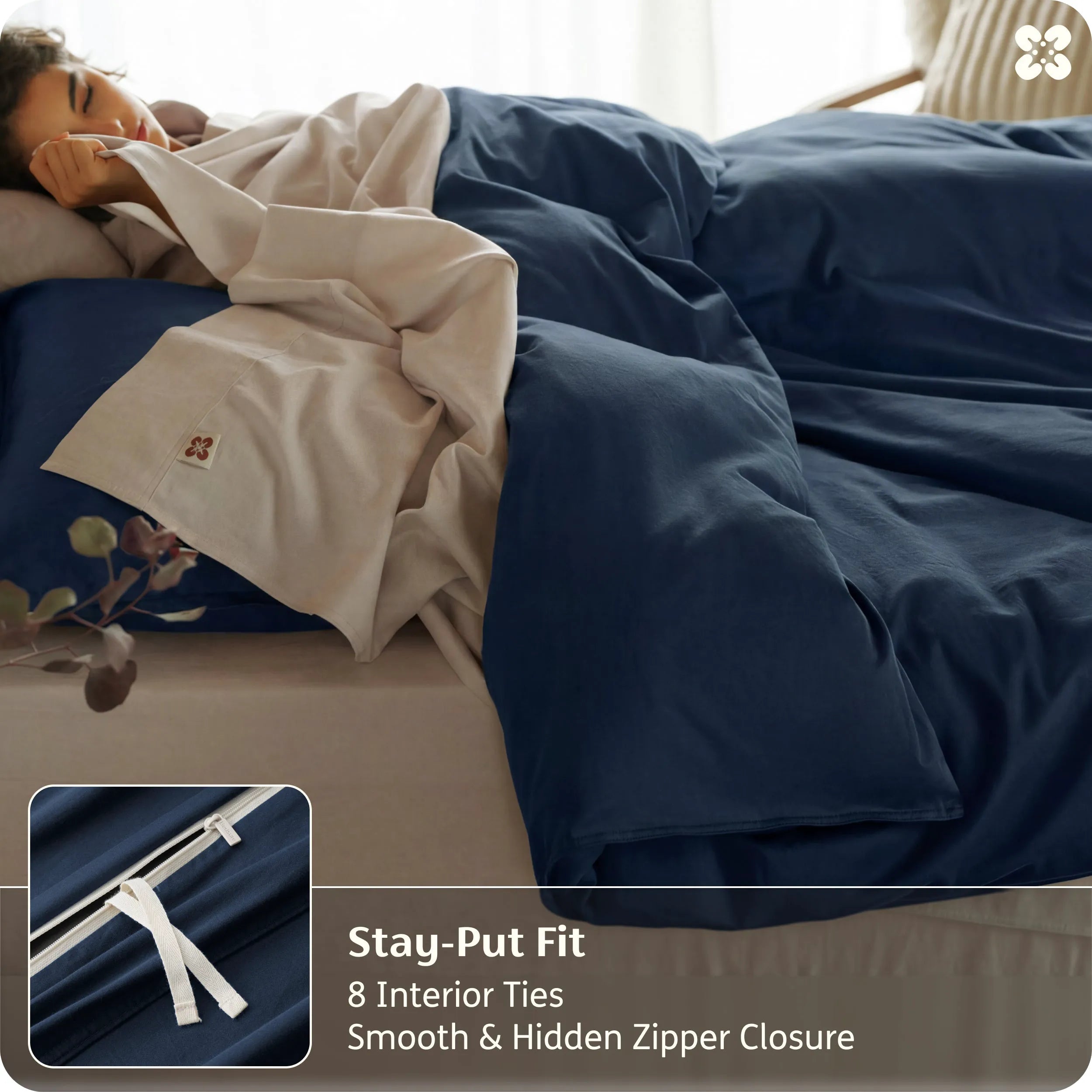 PureWoven™ Organic Cotton Duvet Cover Set