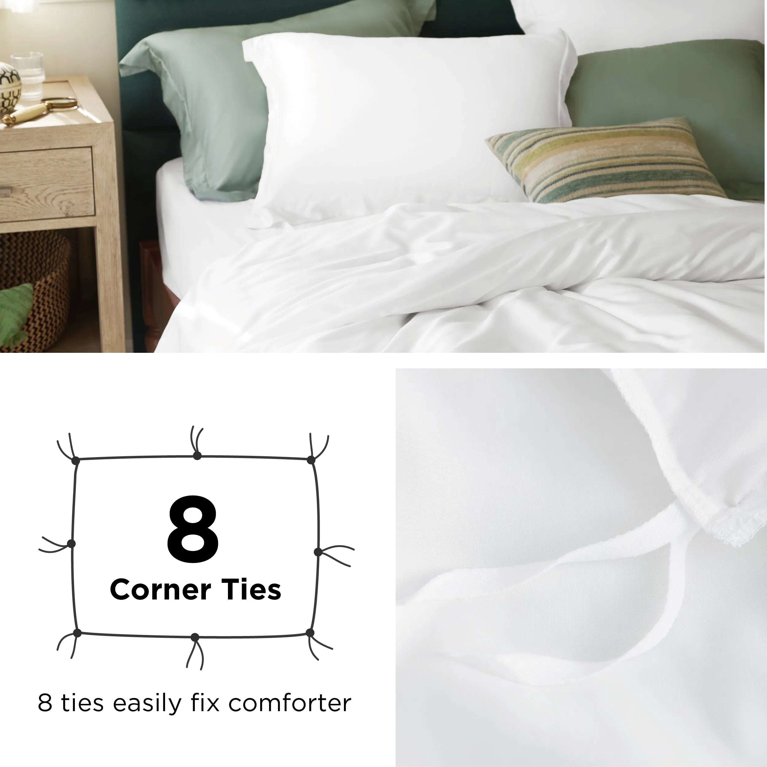 Lyocell Cotton Blend Duvet Cover Set