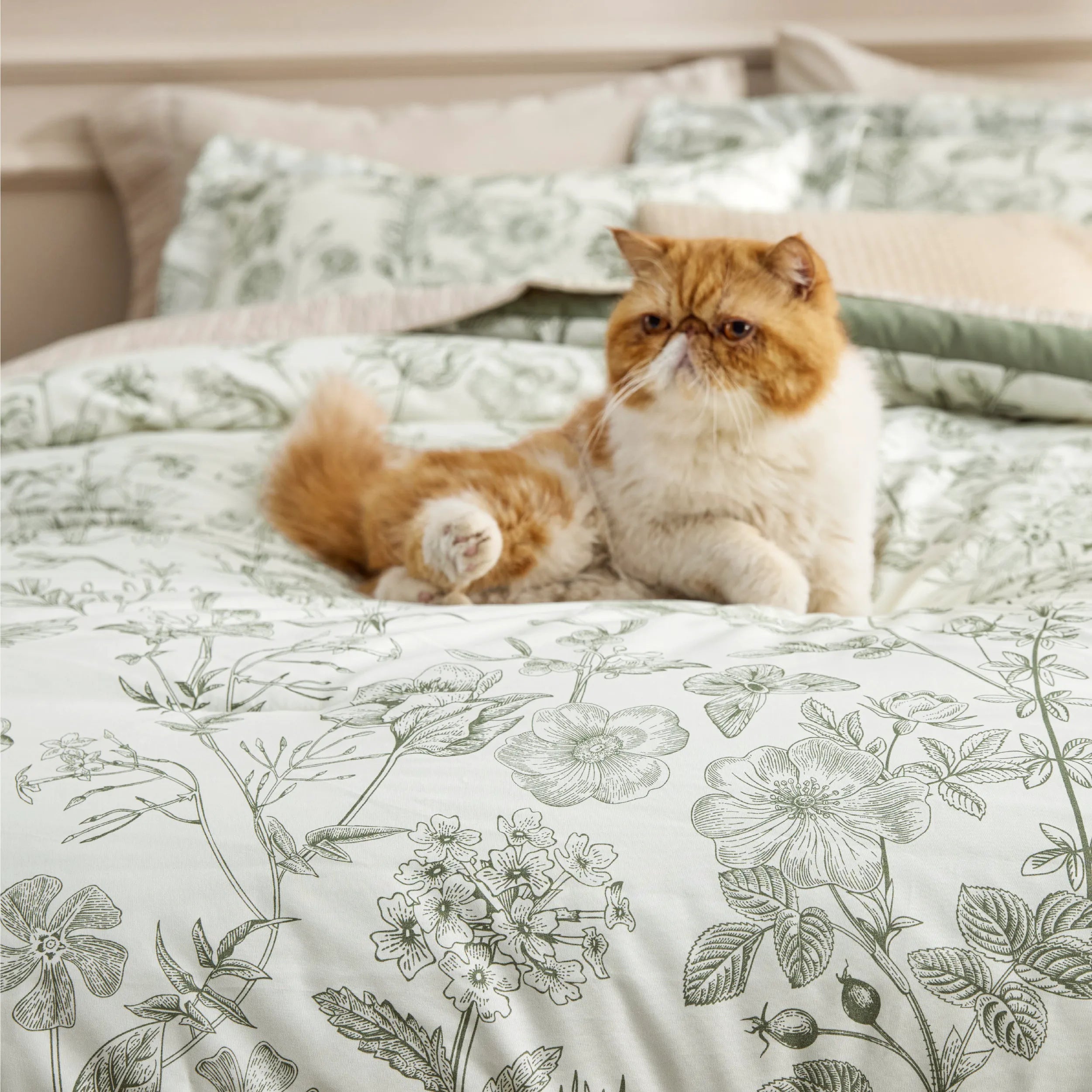 Vintage Botanical Comforter Set