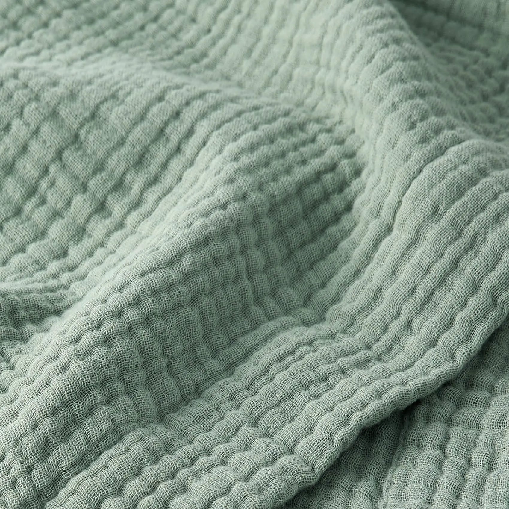 Spring Gauze Throw Blanket, 100% Cotton