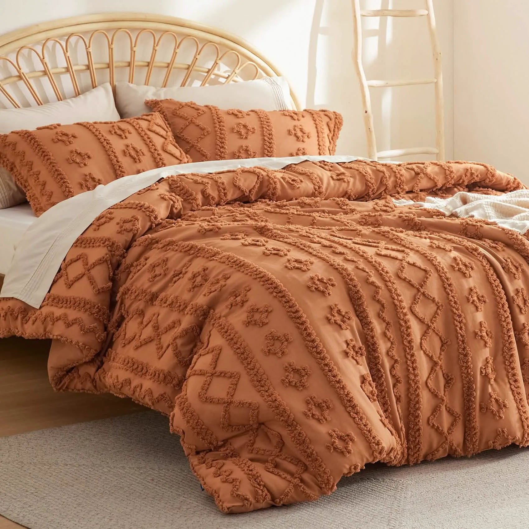 Boho Deluxe Embroidered Comforter Set