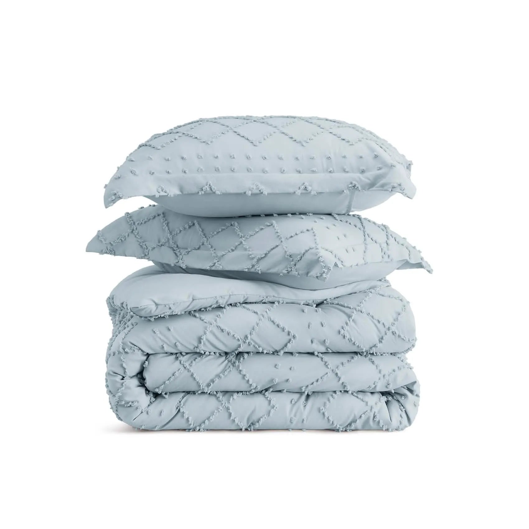 Tufted Embroidery Comforter Set
