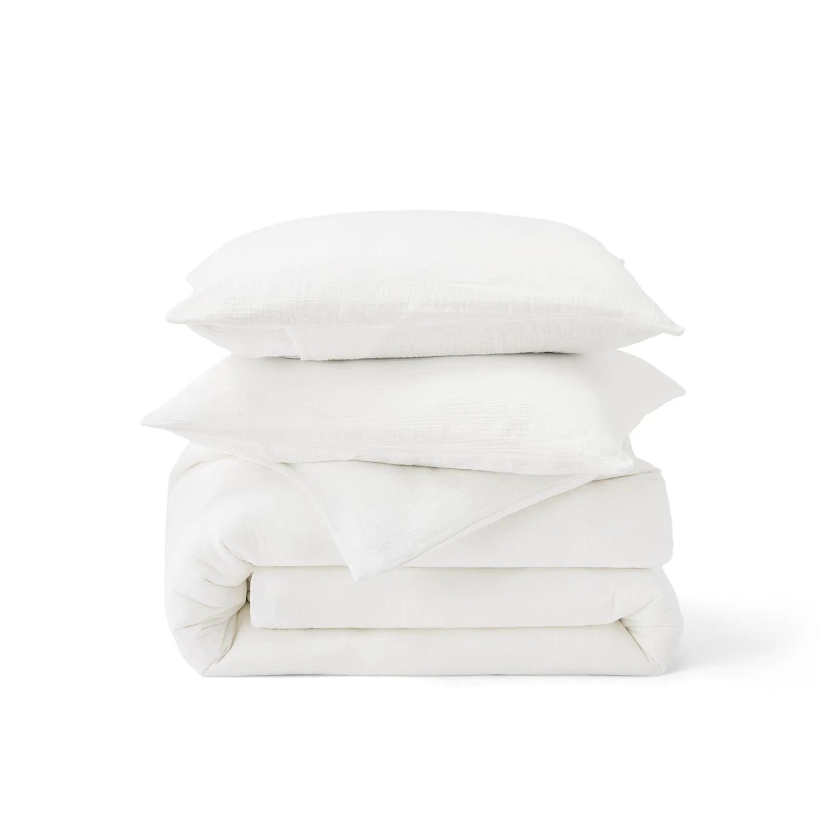 PureWoven™ Bamboo Cotton Muslin Duvet Cover Set