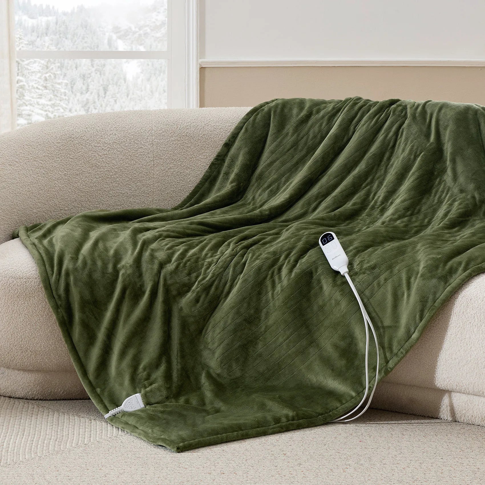Heated Flannel Blanket