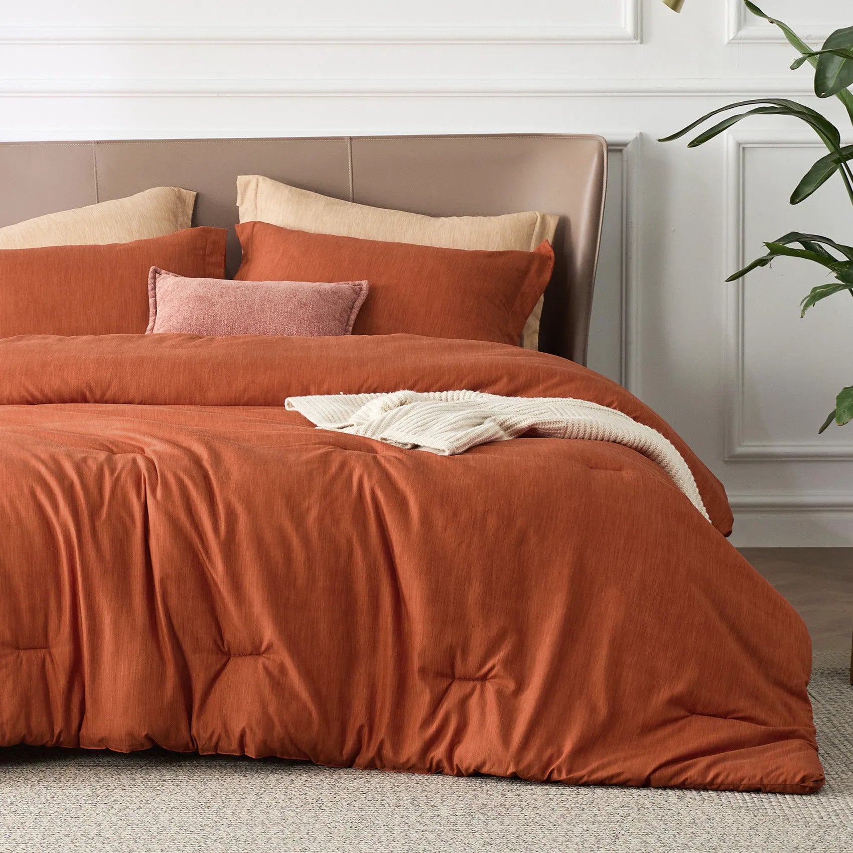 Cationic Dye Comforter Set - 90gsm