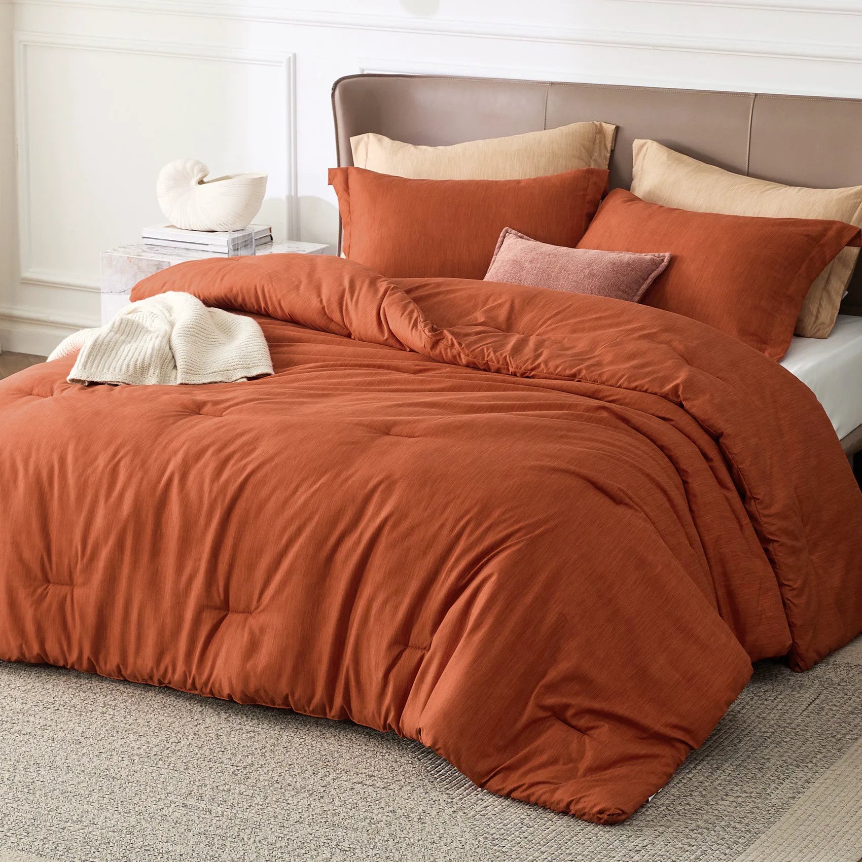 Cationic Dye Comforter Set - 90gsm