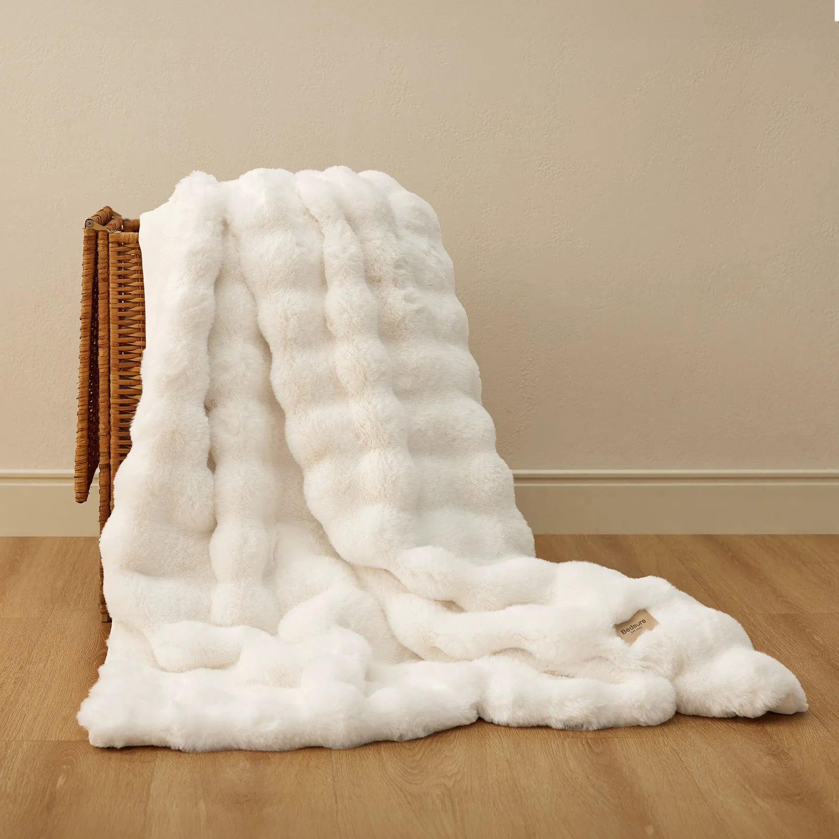 Faux Fur Bubble Blanket