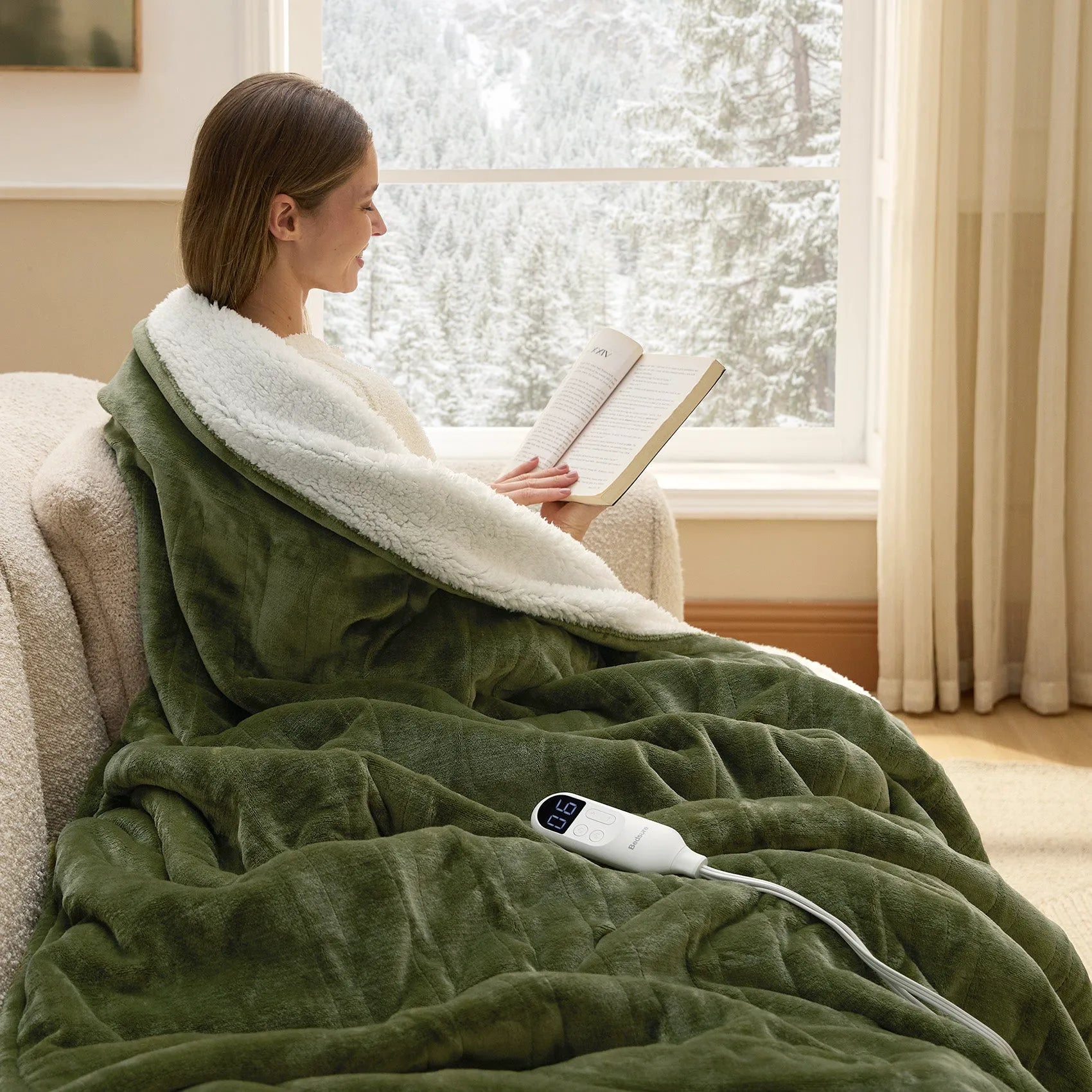 Heated Flannel Blanket
