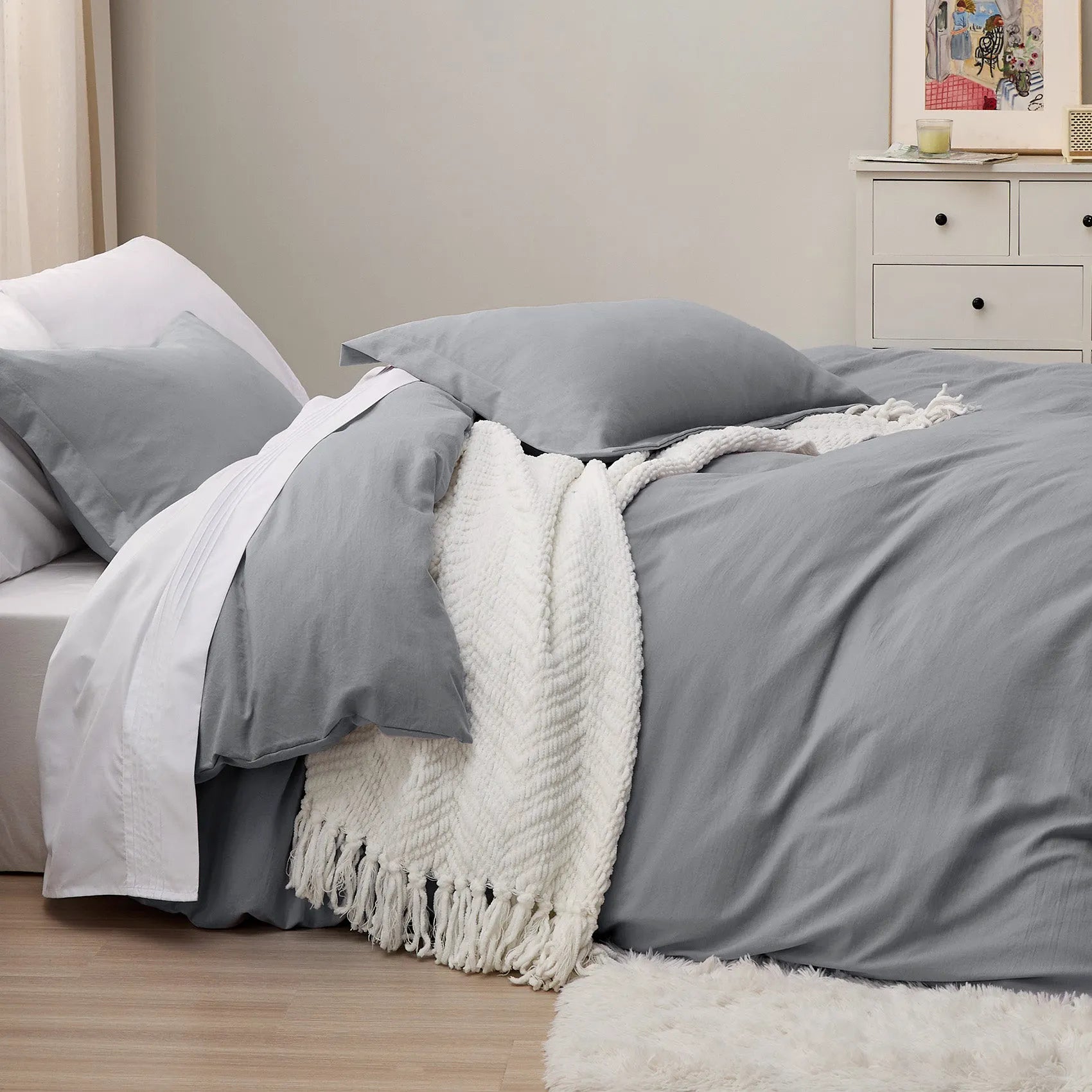 Ultra-Soft Hypoallergenic Microfiber Duvet Cover Set