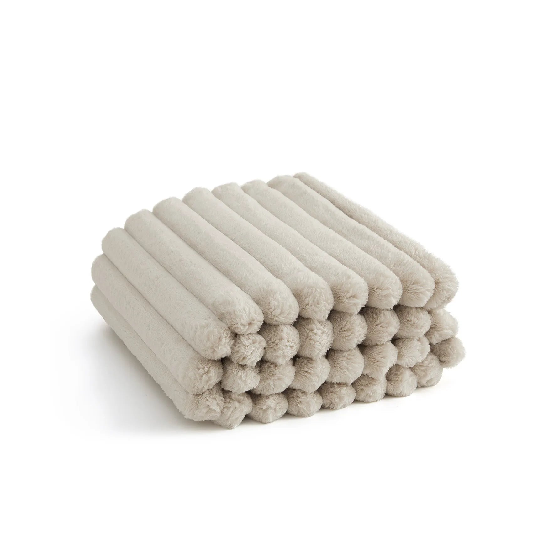 Luxplush Striped Throw Blanket