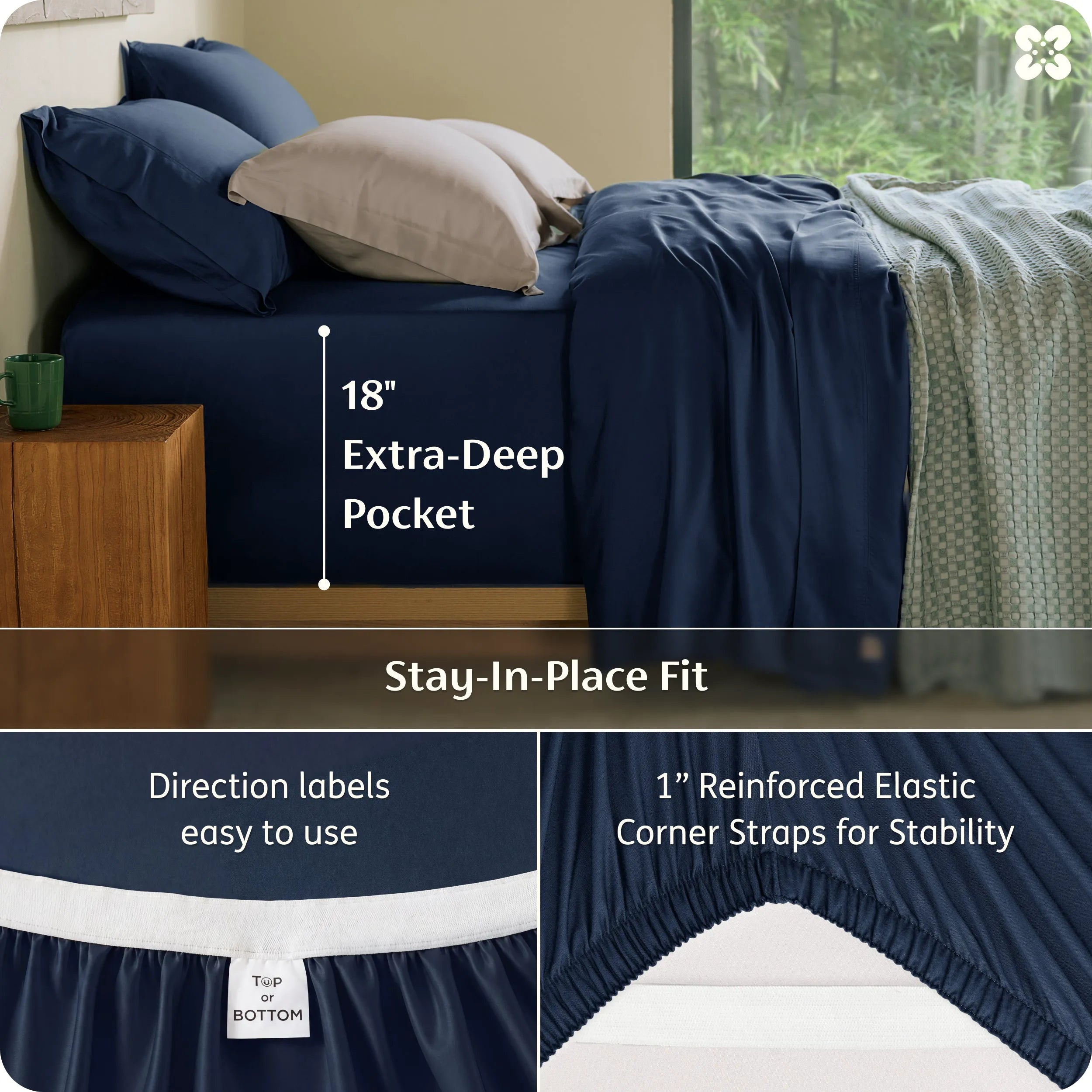 PureWoven™ Organic Bamboo Viscose Sheet Set