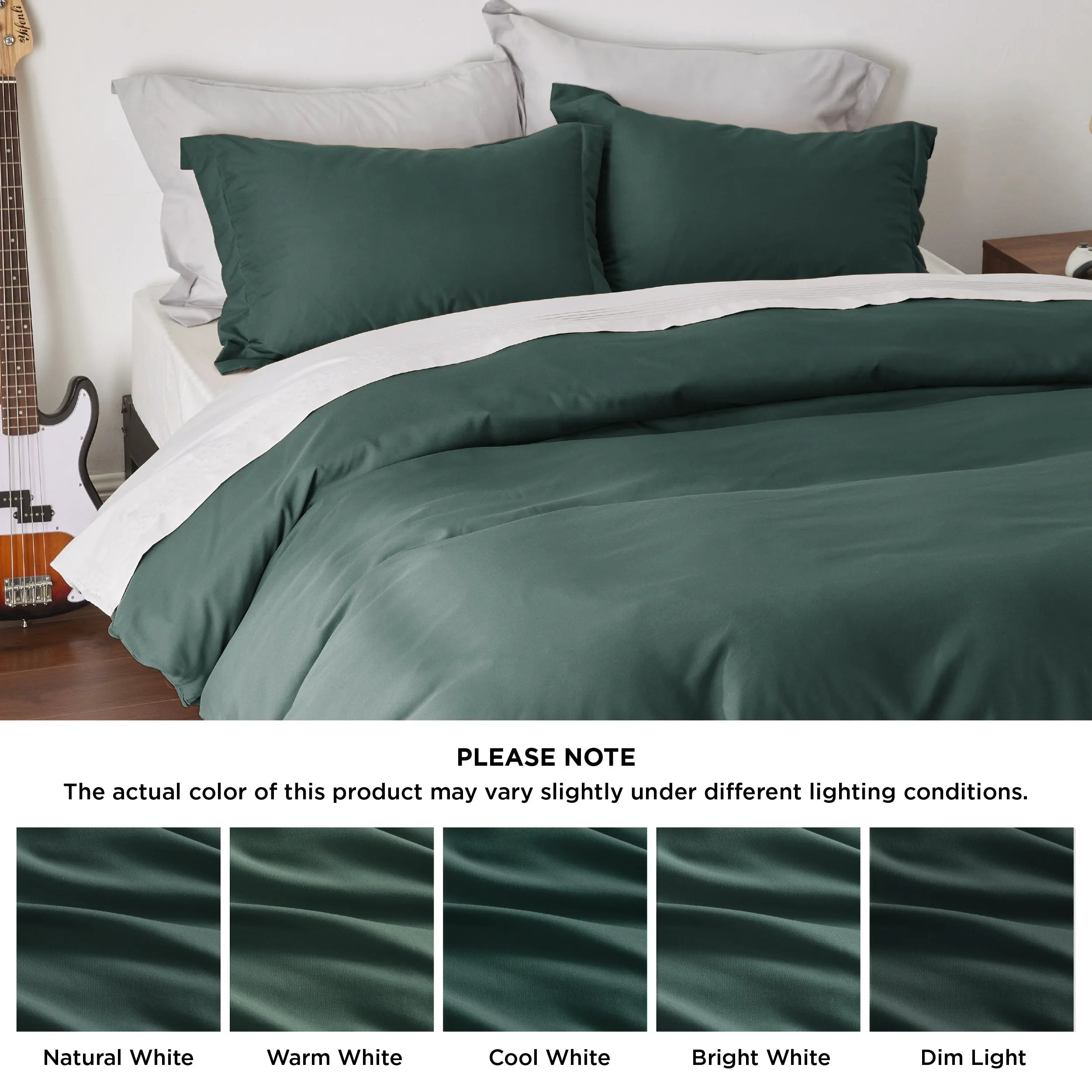Brushed Microfiber Duvet Cover Set