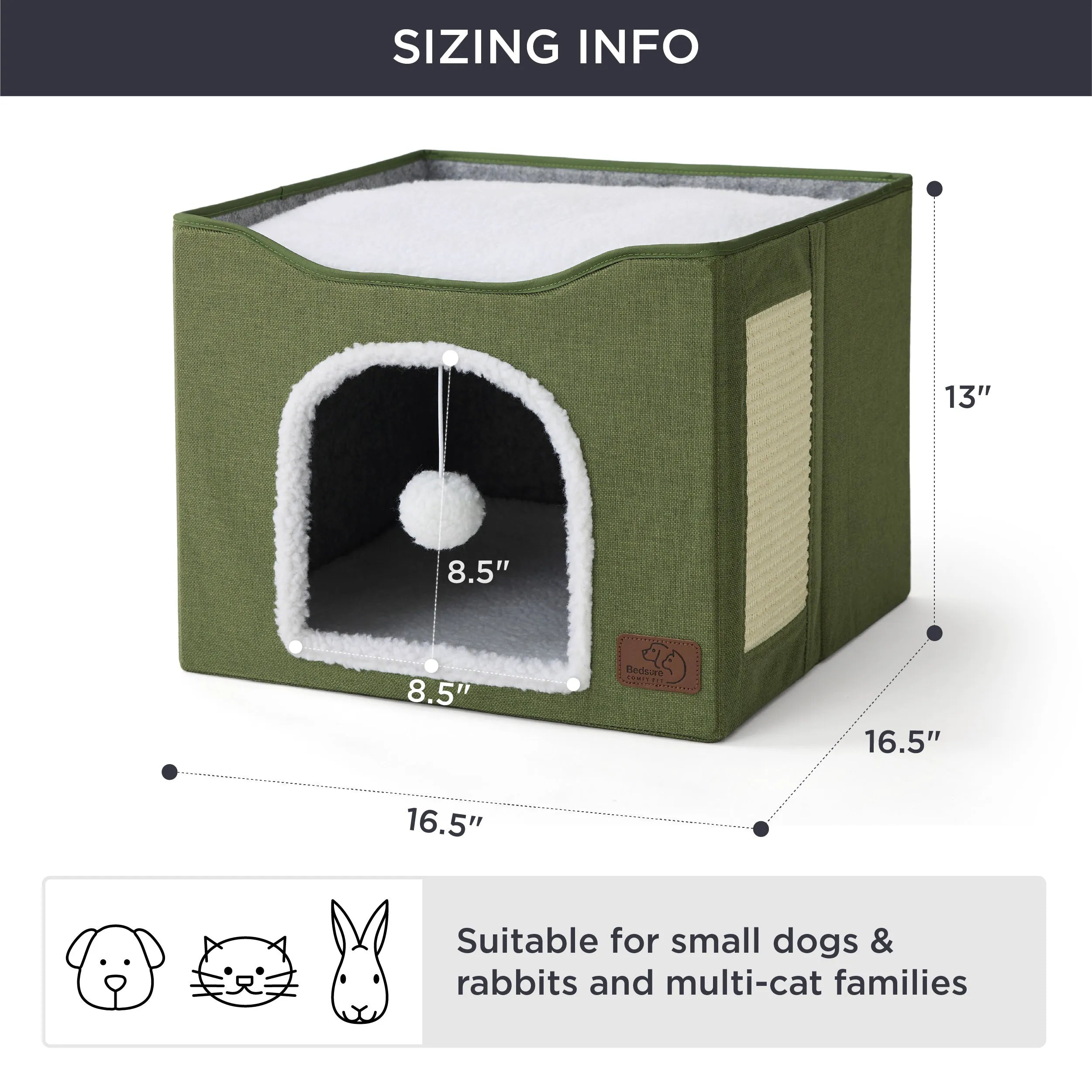 Indoor Cat Bed and House for Pets
