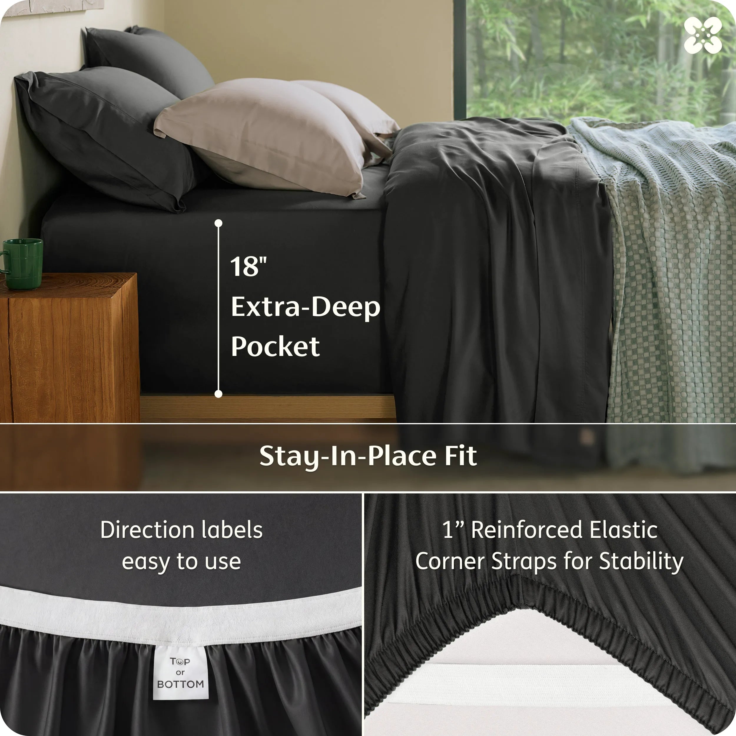 PureWoven™ Organic Bamboo Viscose Sheet Set