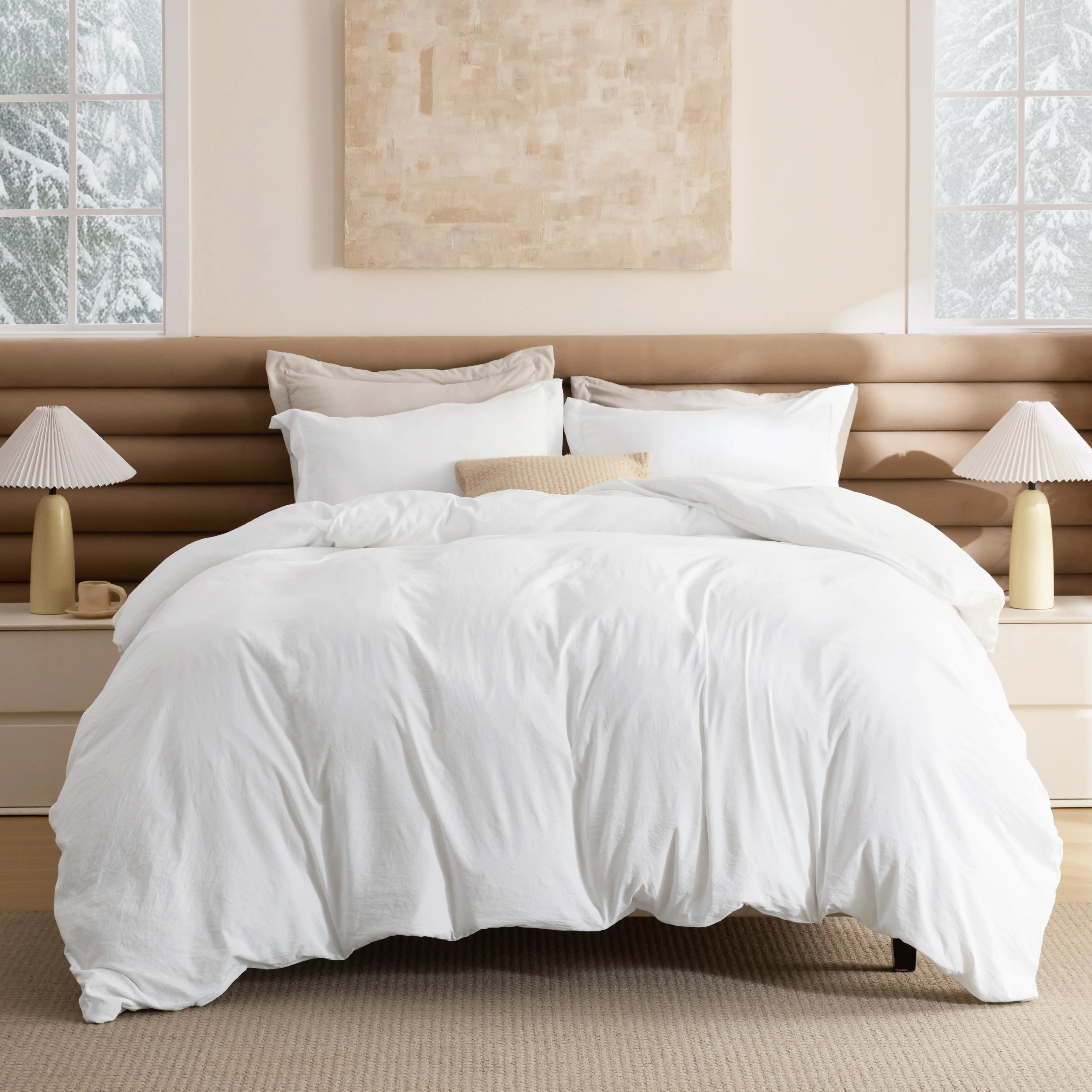 Prewashed Cotton-Like Down Alternative Bed-in-a-Bag