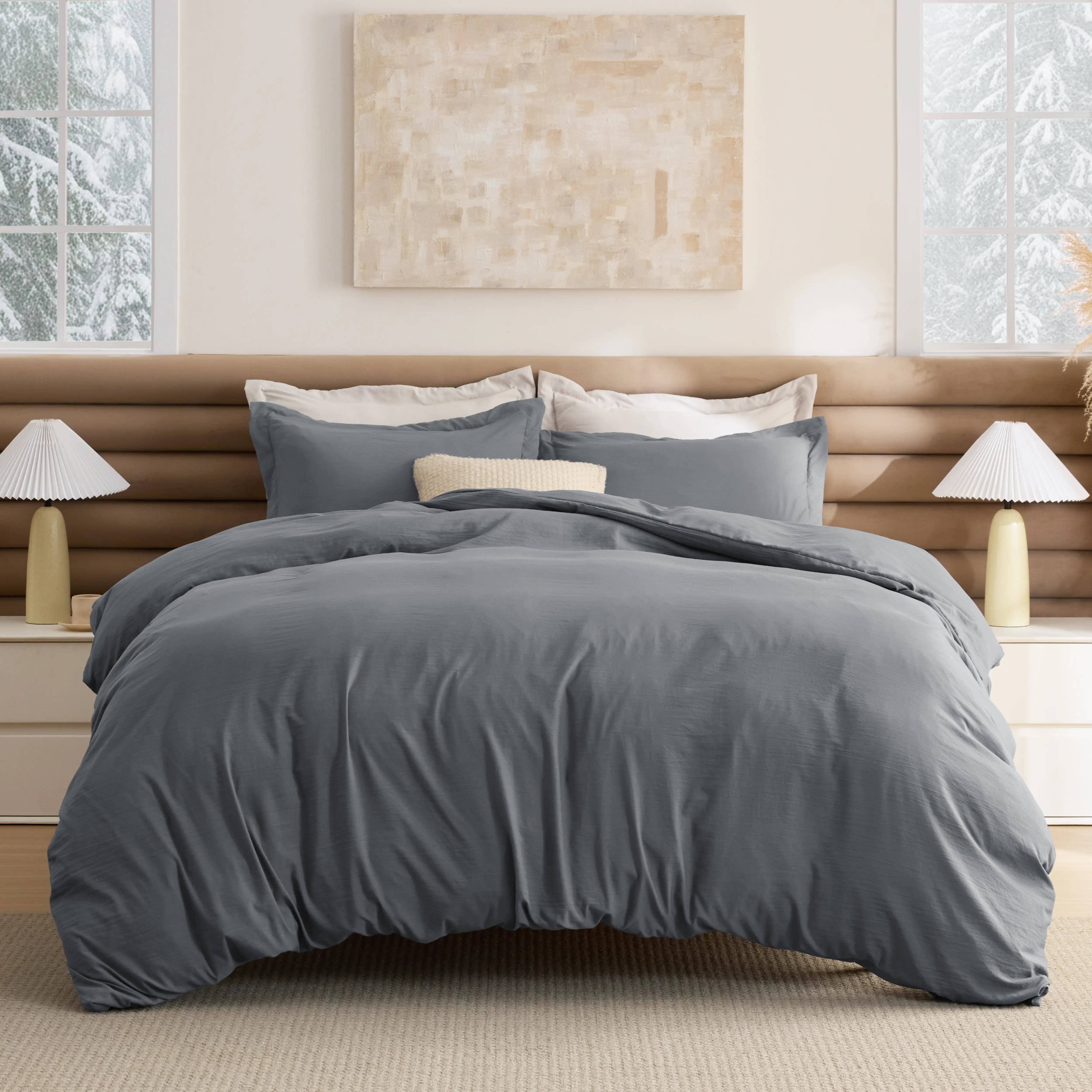 Prewashed Cotton-Like Down Alternative Bed-in-a-Bag