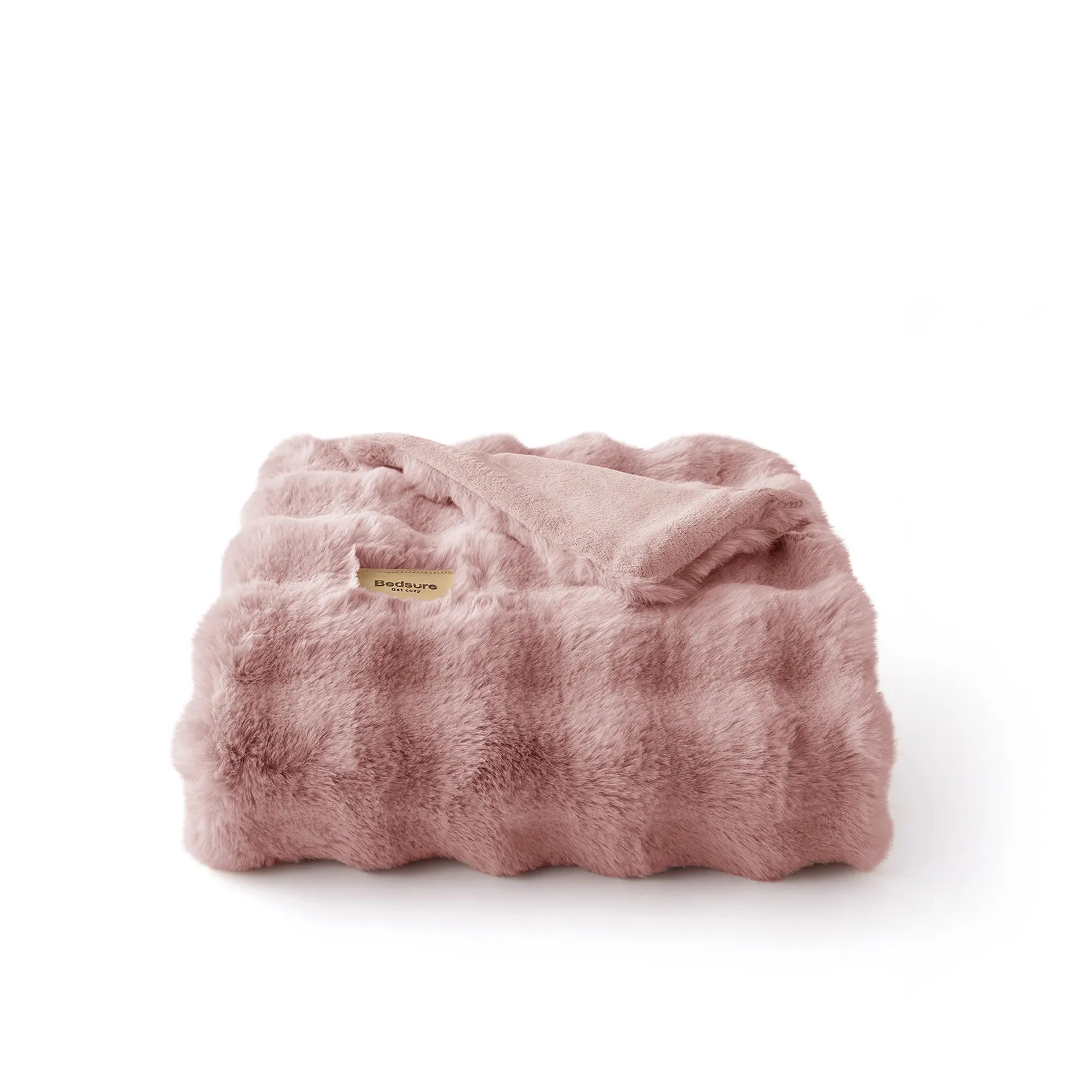 Faux Fur Bubble Blanket