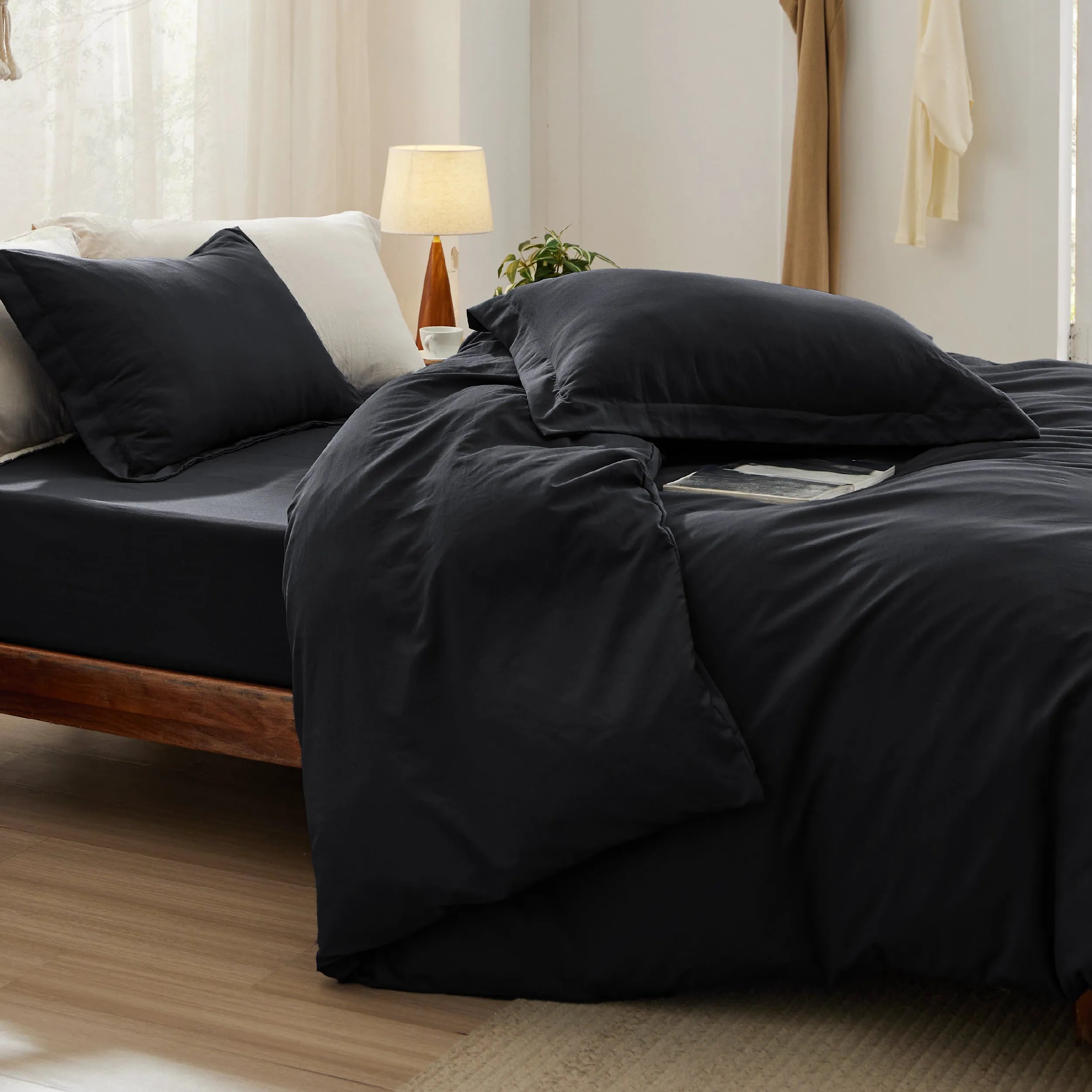 Prewashed Microfiber Duvet Cover Set