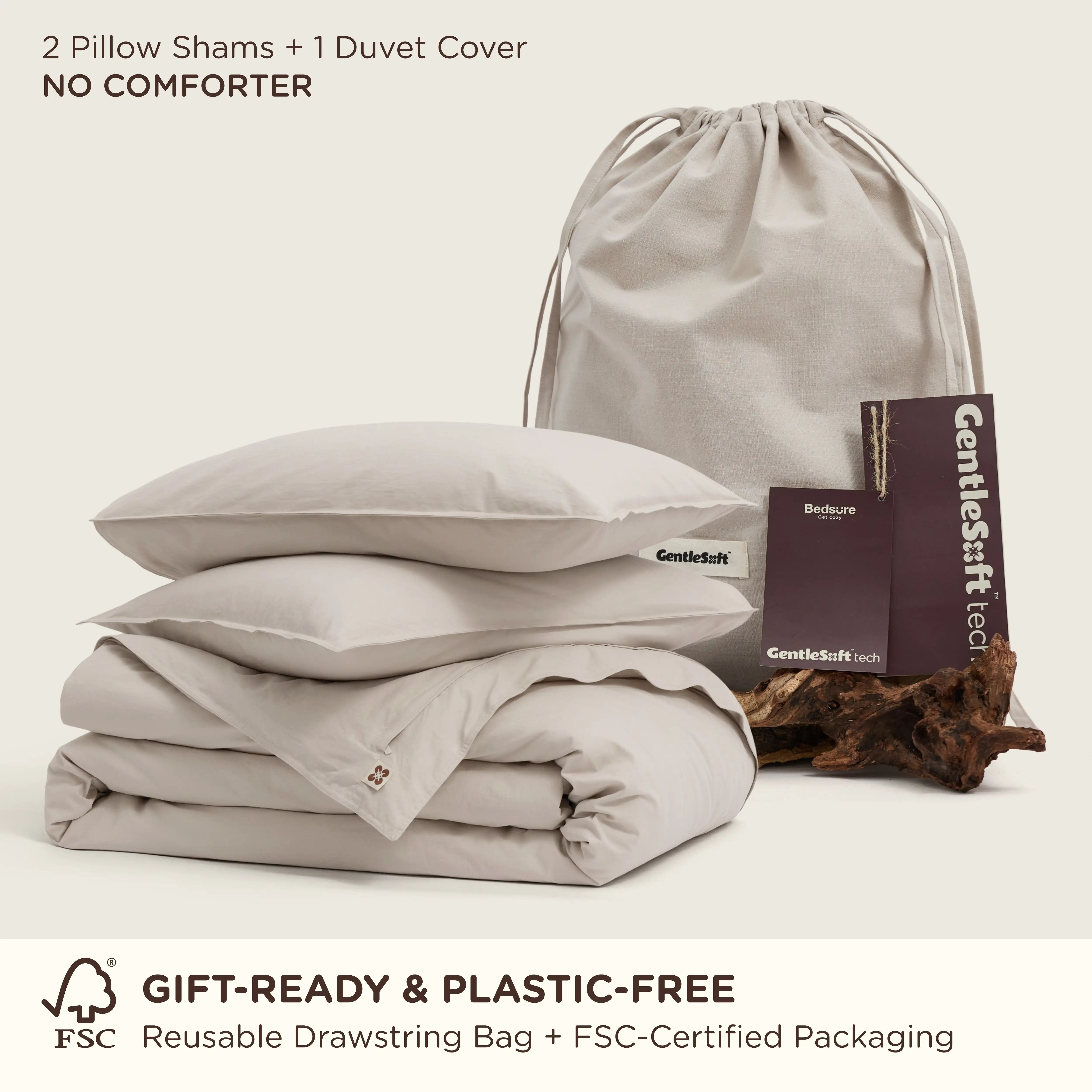 Slub Cotton Duvet Cover Set