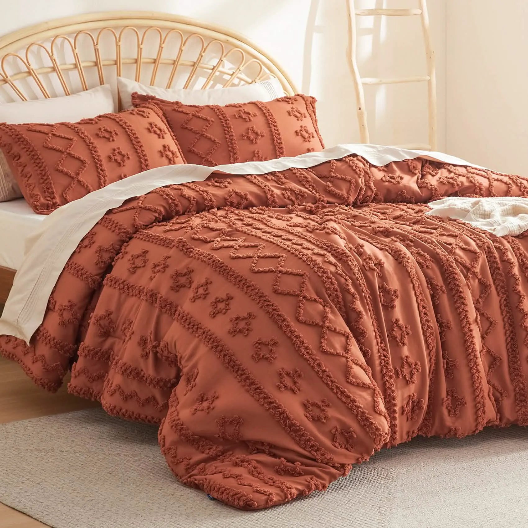 Boho Deluxe Embroidered Comforter Set