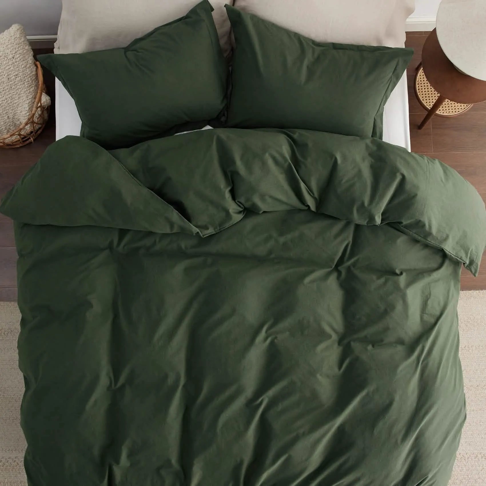 PureWoven™ Washed Cotton Duvet Cover Set