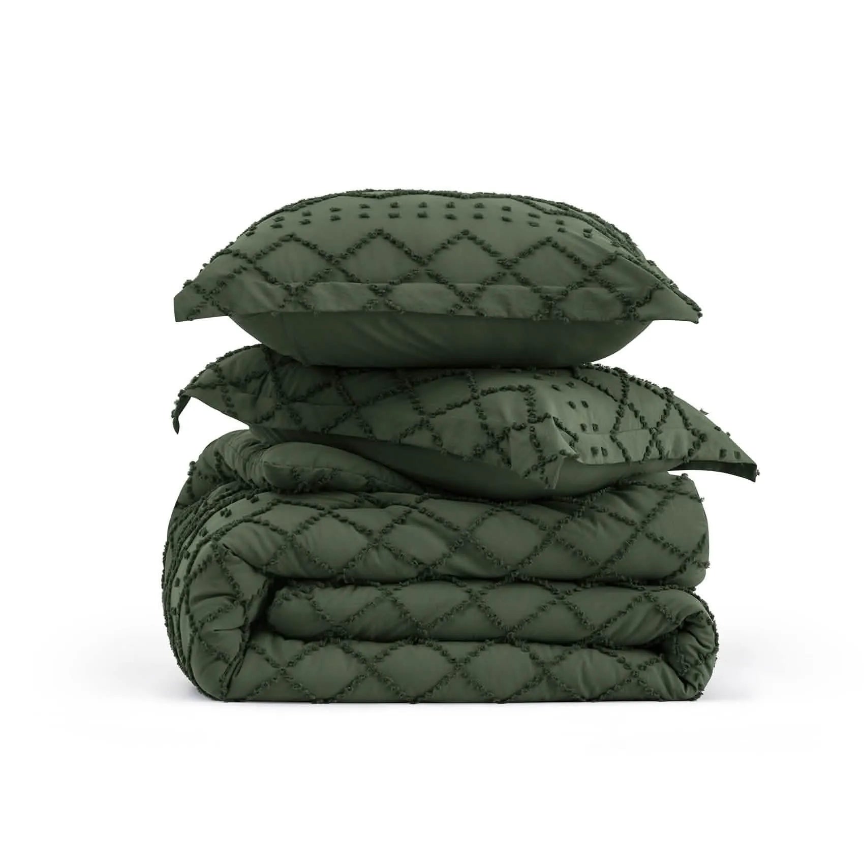 Tufted Embroidery Comforter Set