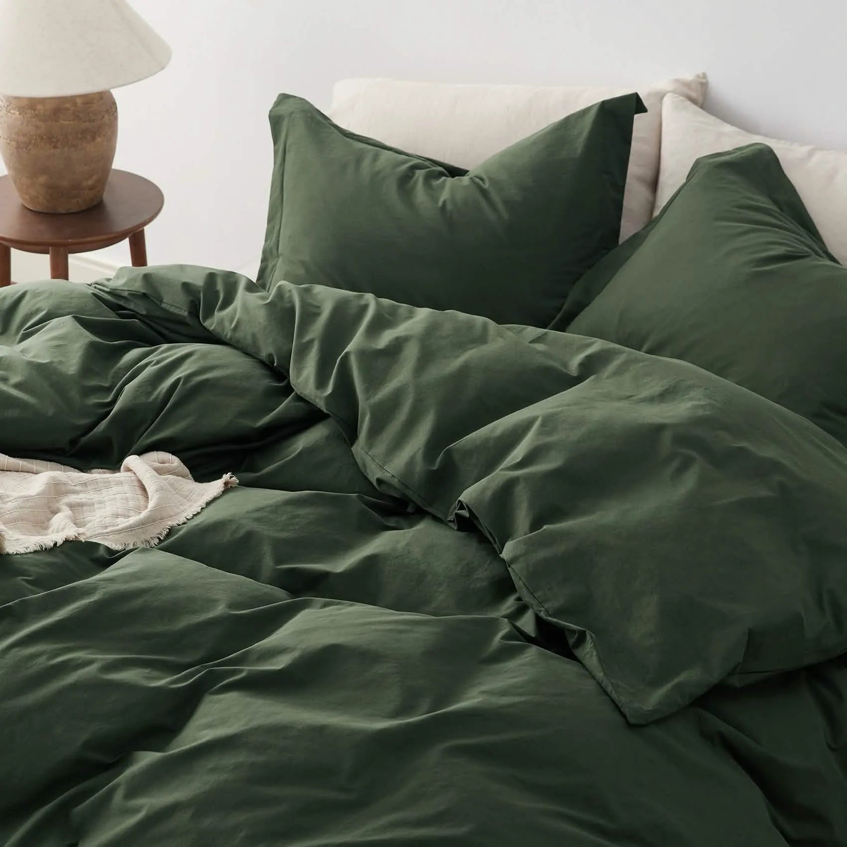 PureWoven™ Washed Cotton Duvet Cover Set