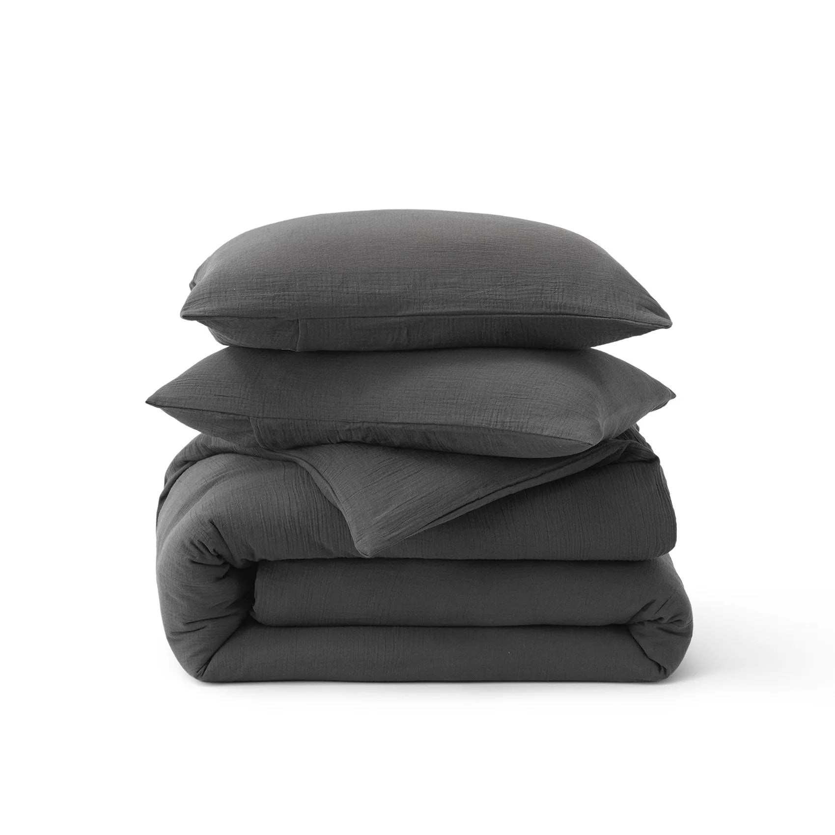 PureWoven™ Bamboo Cotton Muslin Duvet Cover Set