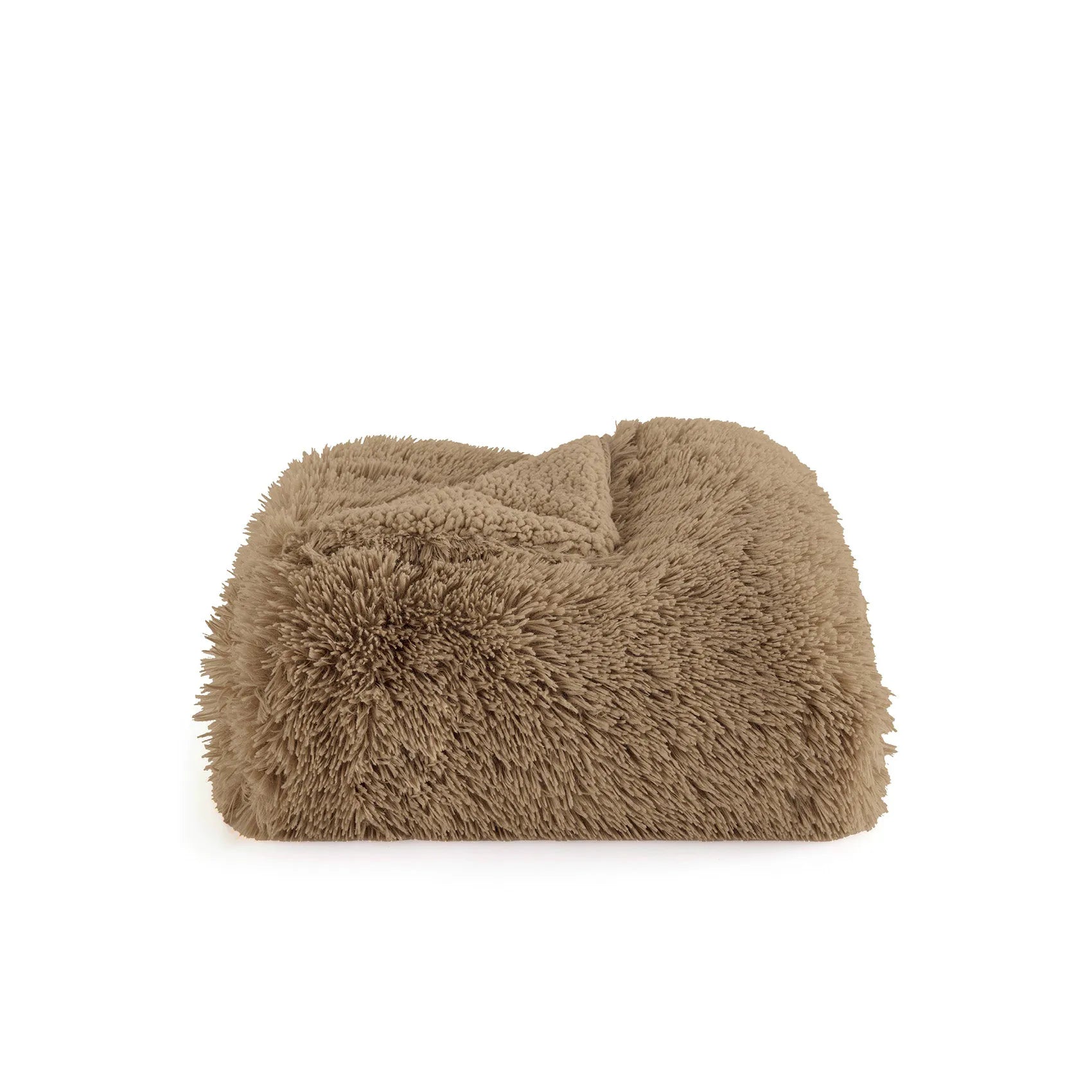 Fuzzy Faux Fur Throw Blanket