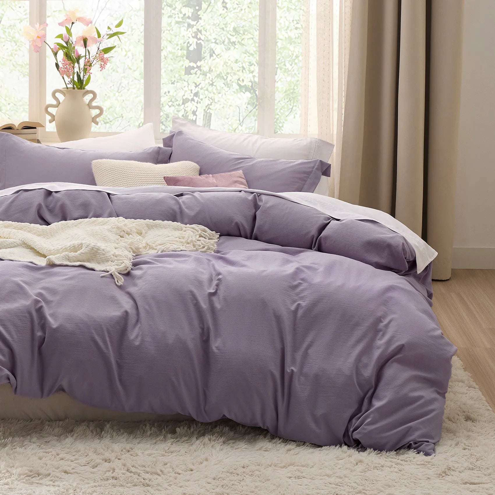 Ultra-Soft Hypoallergenic Microfiber Duvet Cover Set
