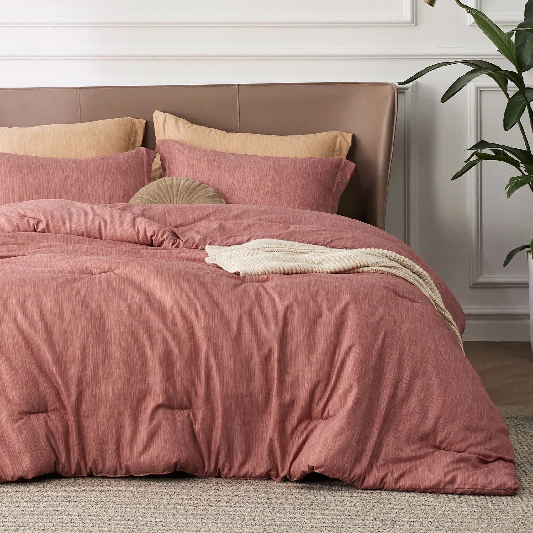 Cationic Dye Comforter Set - 90gsm