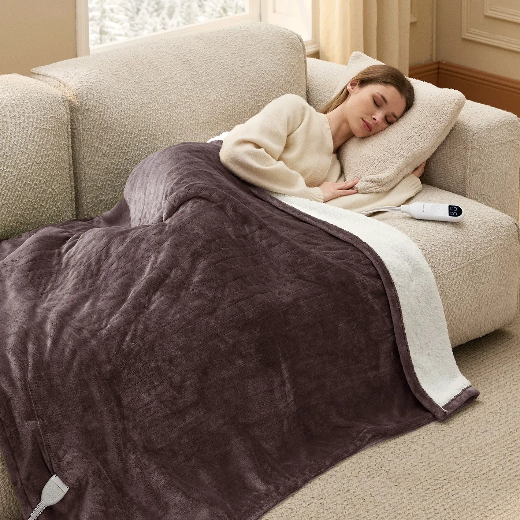 Heated Flannel Blanket
