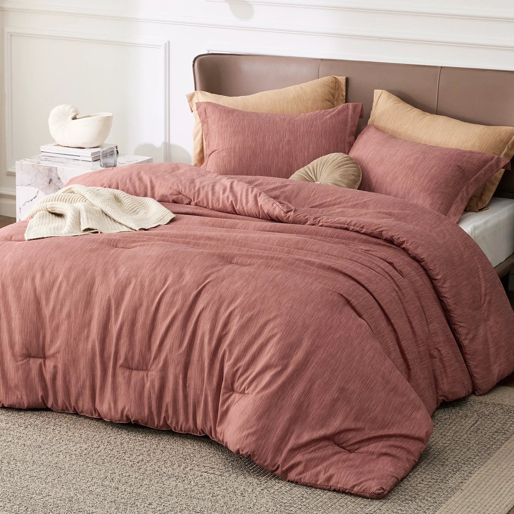 Cationic Dye Comforter Set - 90gsm