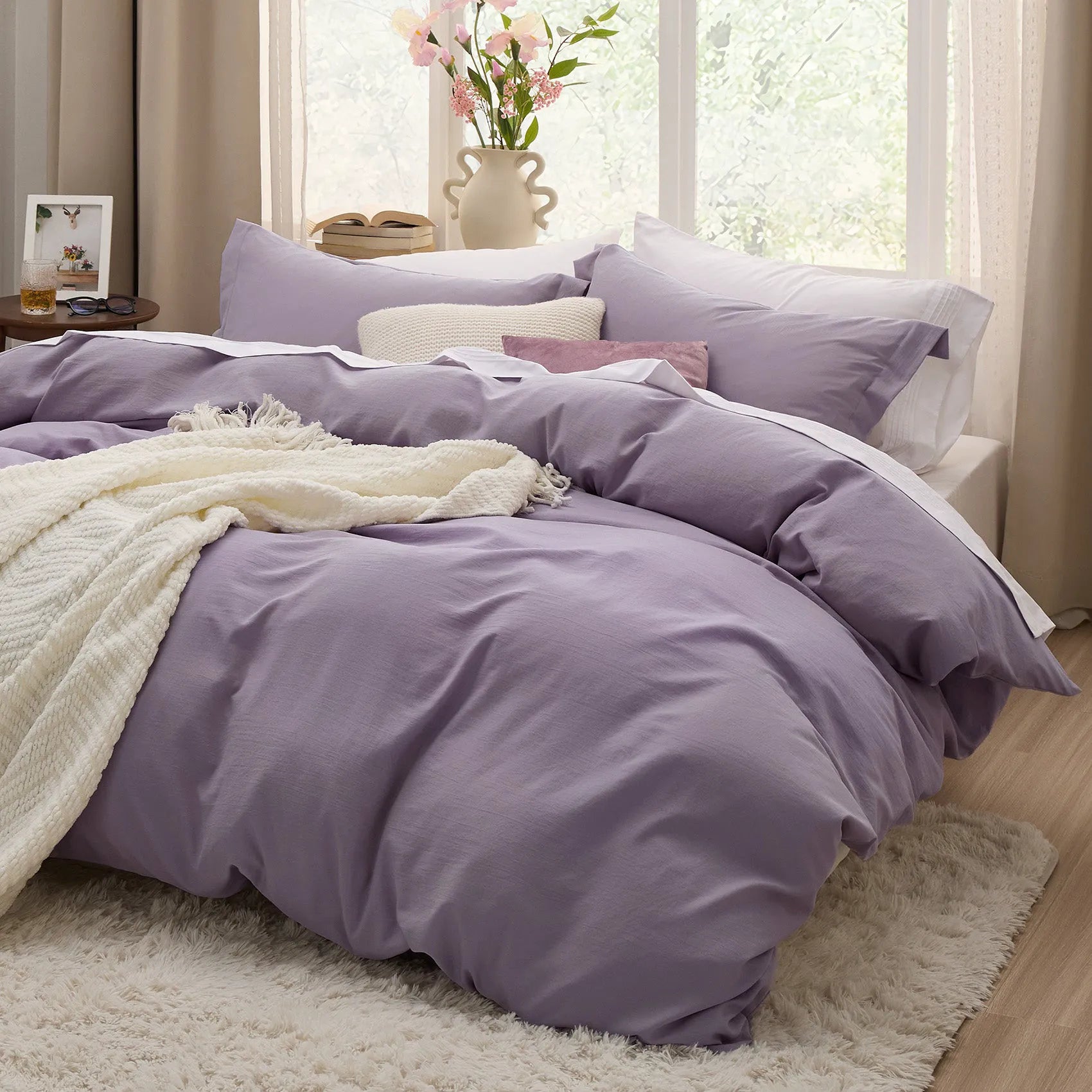 Ultra-Soft Hypoallergenic Microfiber Duvet Cover Set