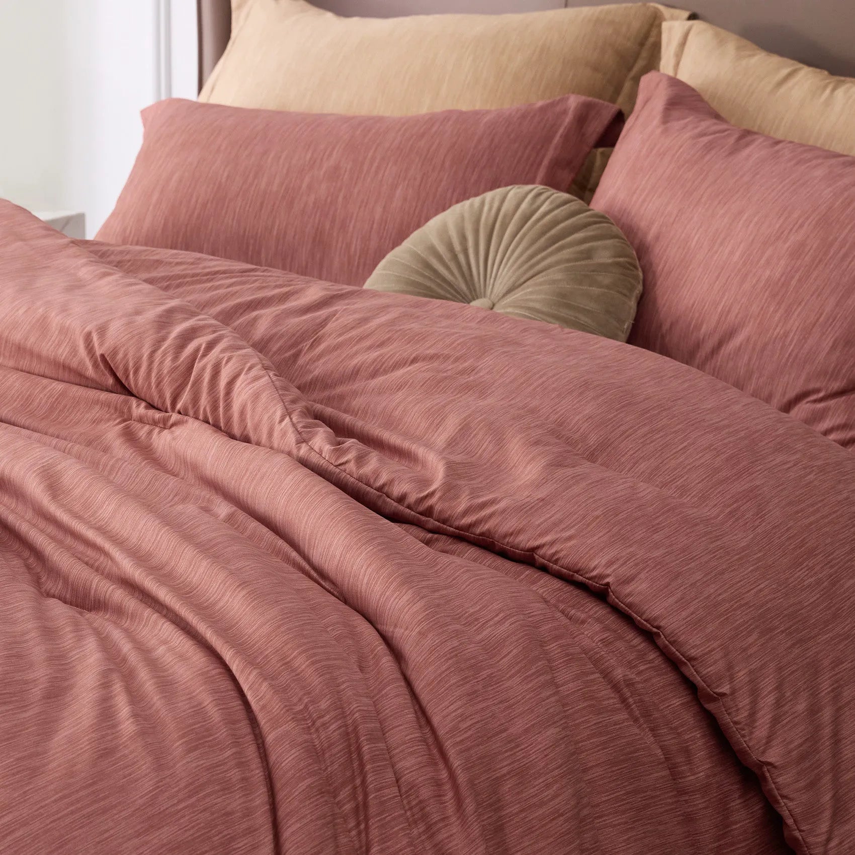 Cationic Dye Comforter Set - 90gsm
