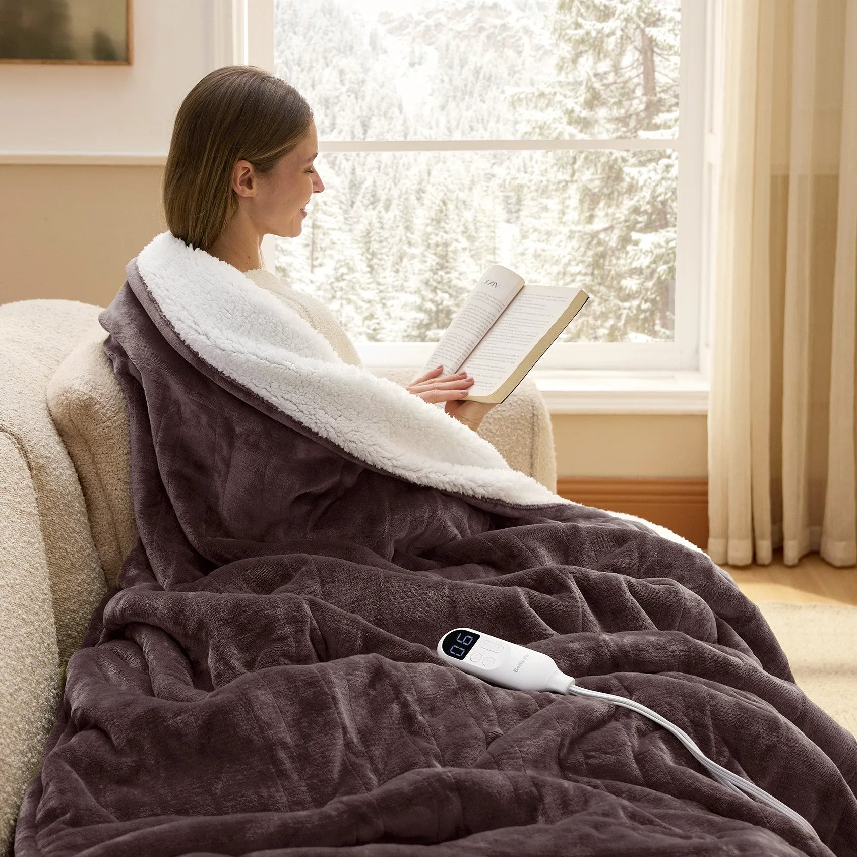 Heated Flannel Blanket