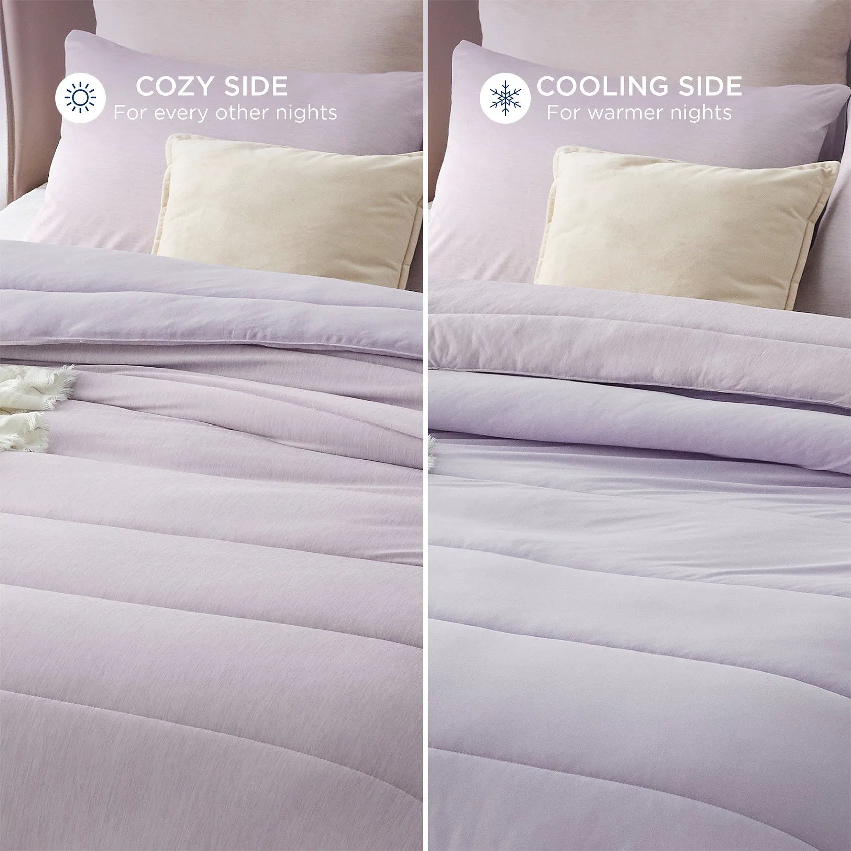Reversible Warm & Cooling Comforter Set